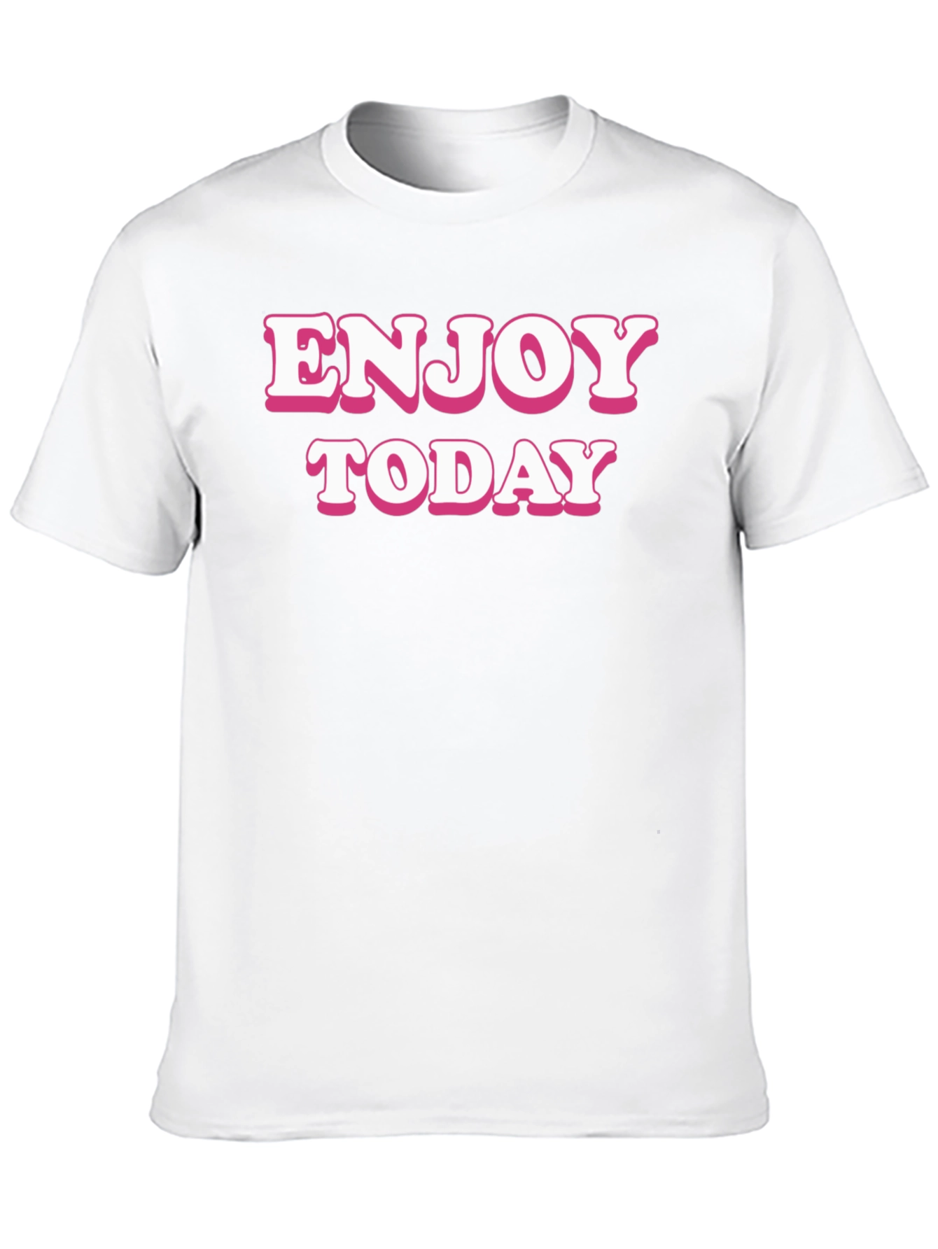 Black Enjoy Today Black Graphic Tee view 10