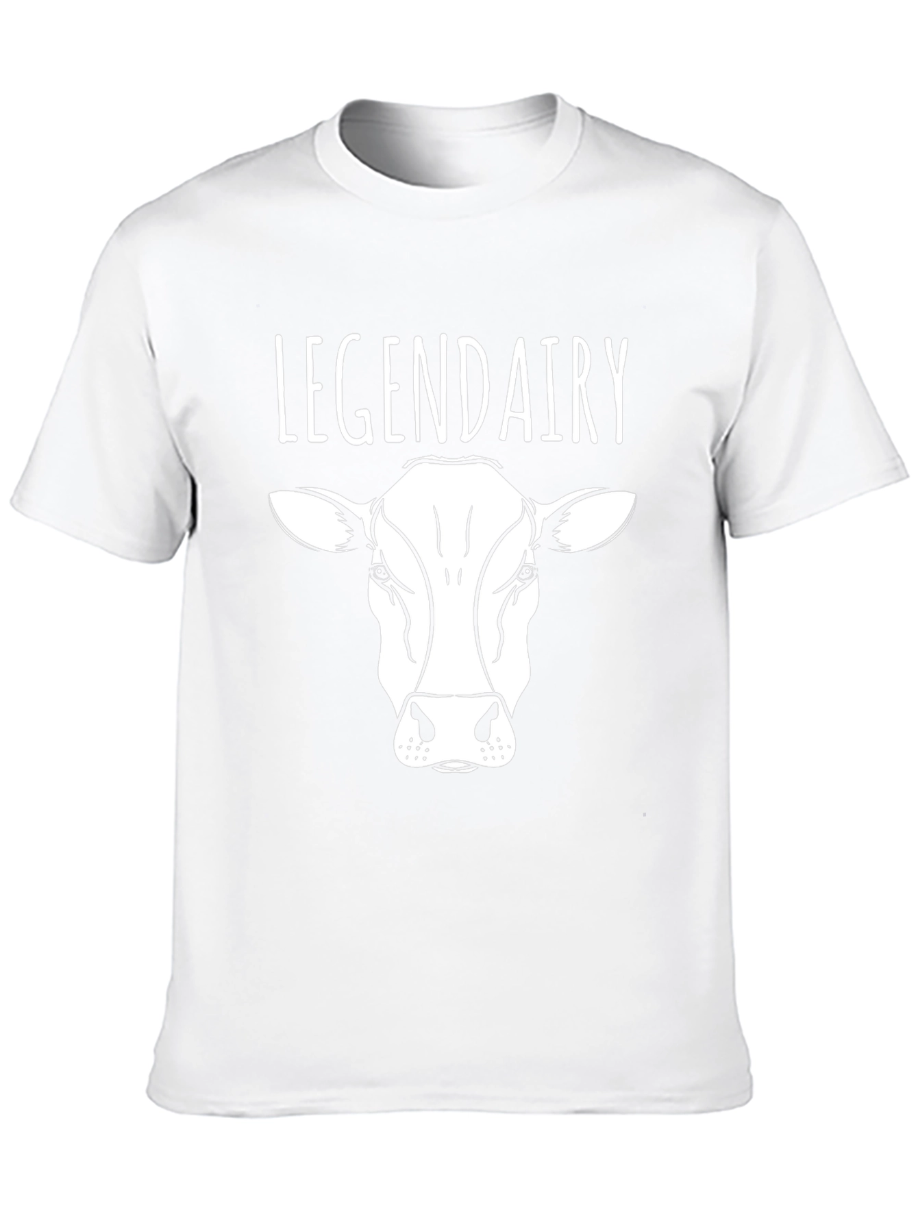 Black Legendairy Cow Graphic Black T-Shirt view 10