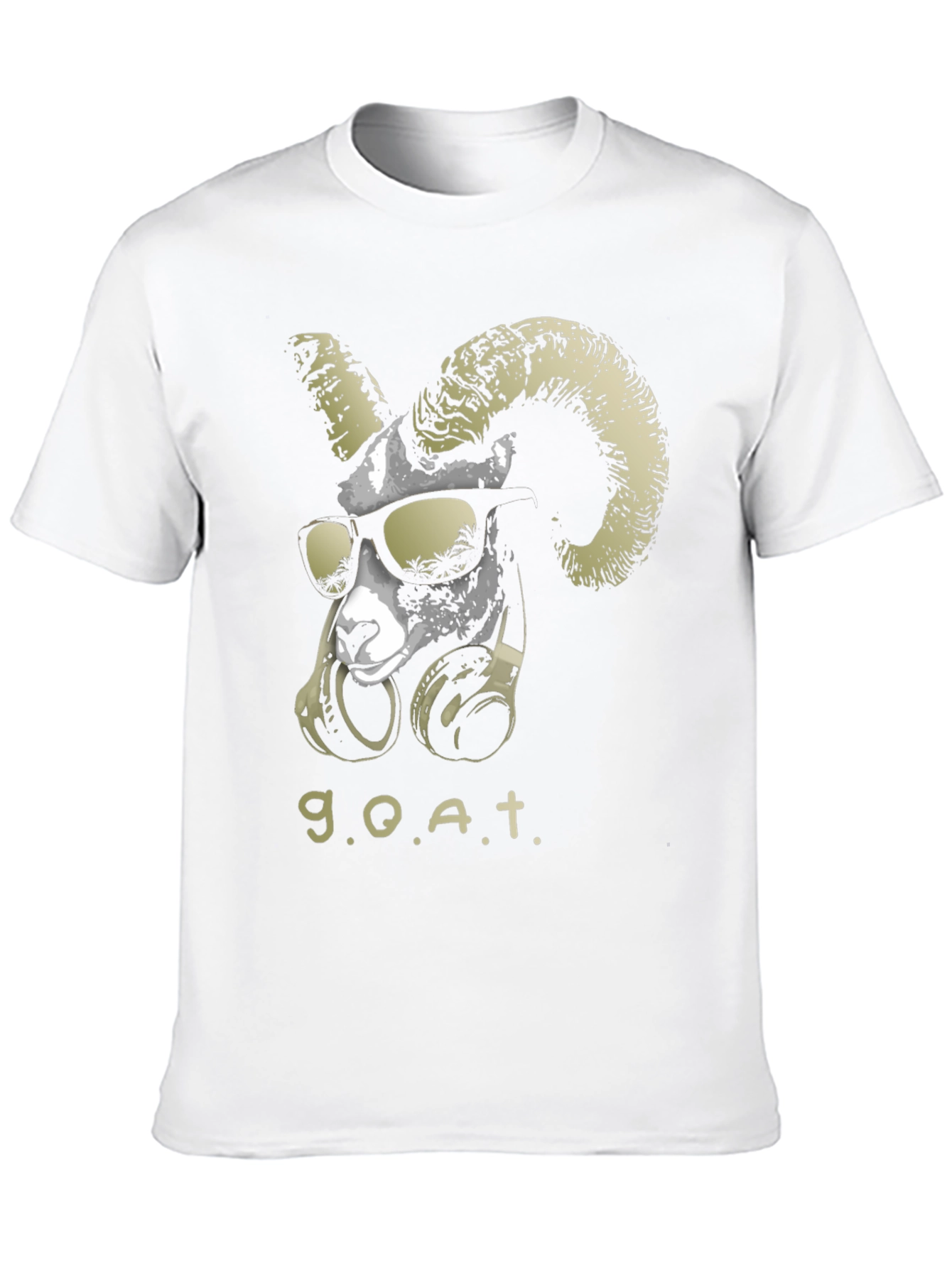 Black GOAT Graphic T-Shirt - Cool Animal Tee view 10