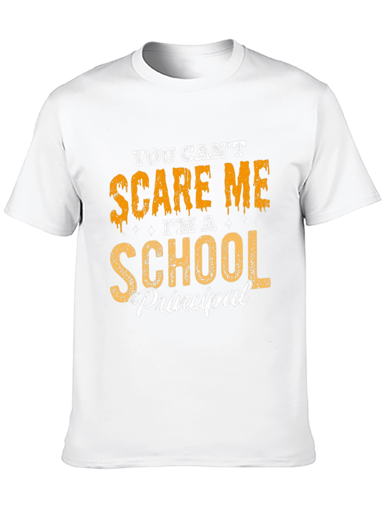 Black School Principal T-Shirt - Funny Halloween Scare Tee view 10
