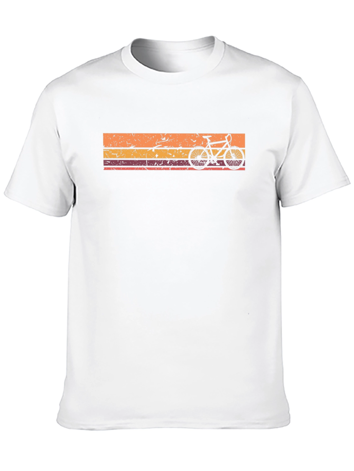 Black Retro Bicycle Graphic Tee - Vintage Style Shirt view 10