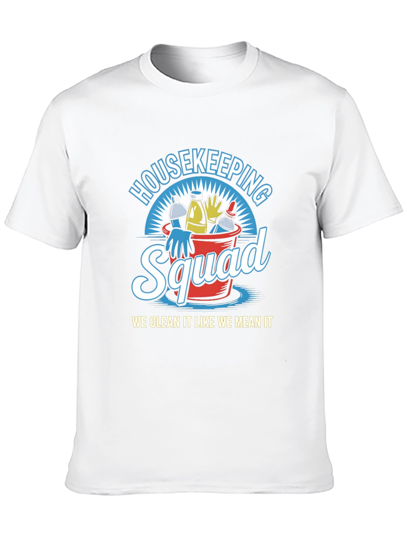 Black Housekeeping Squad Graphic T-Shirt view 10