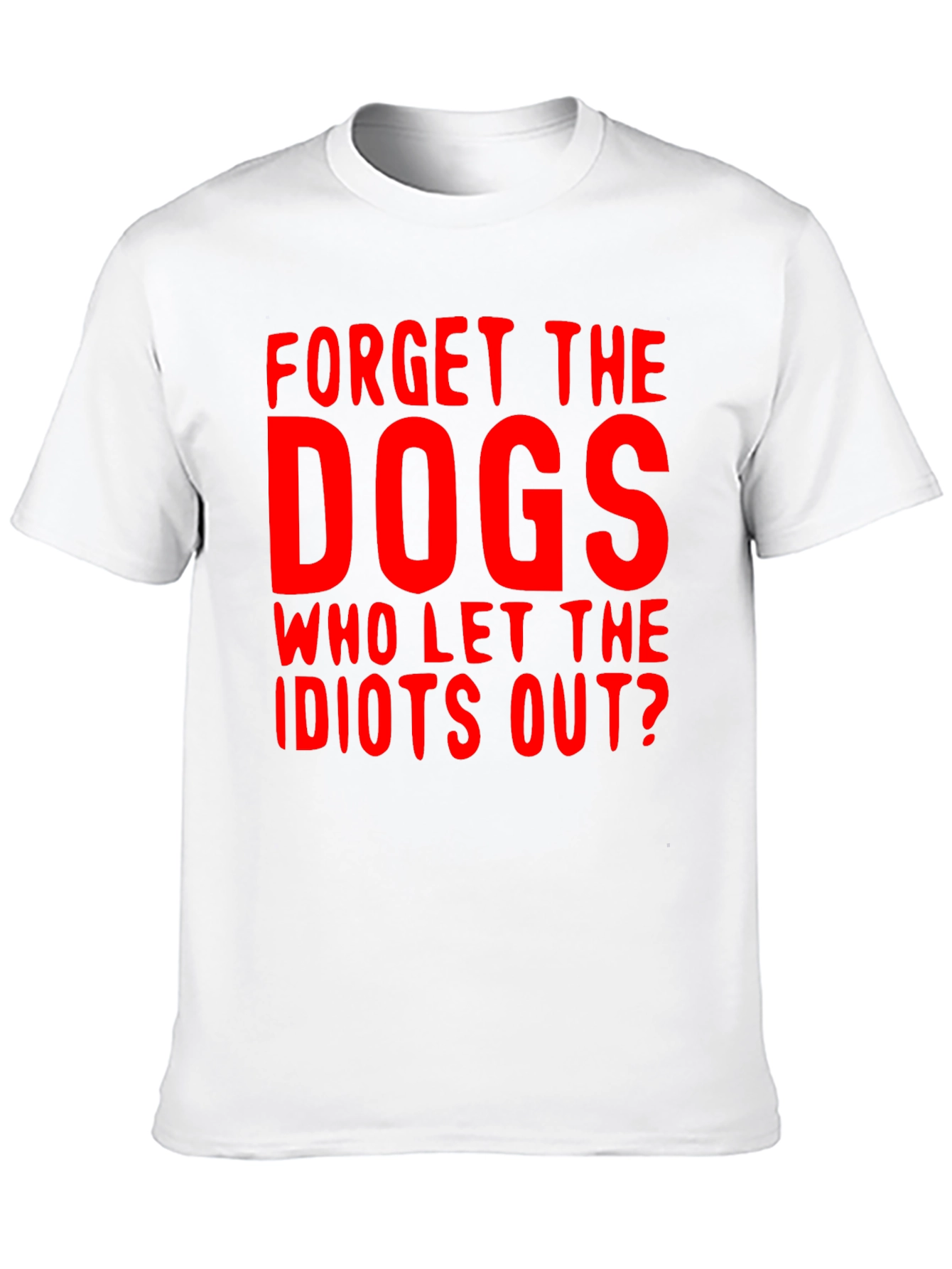 Black Forget the Dogs Graphic T-Shirt view 10