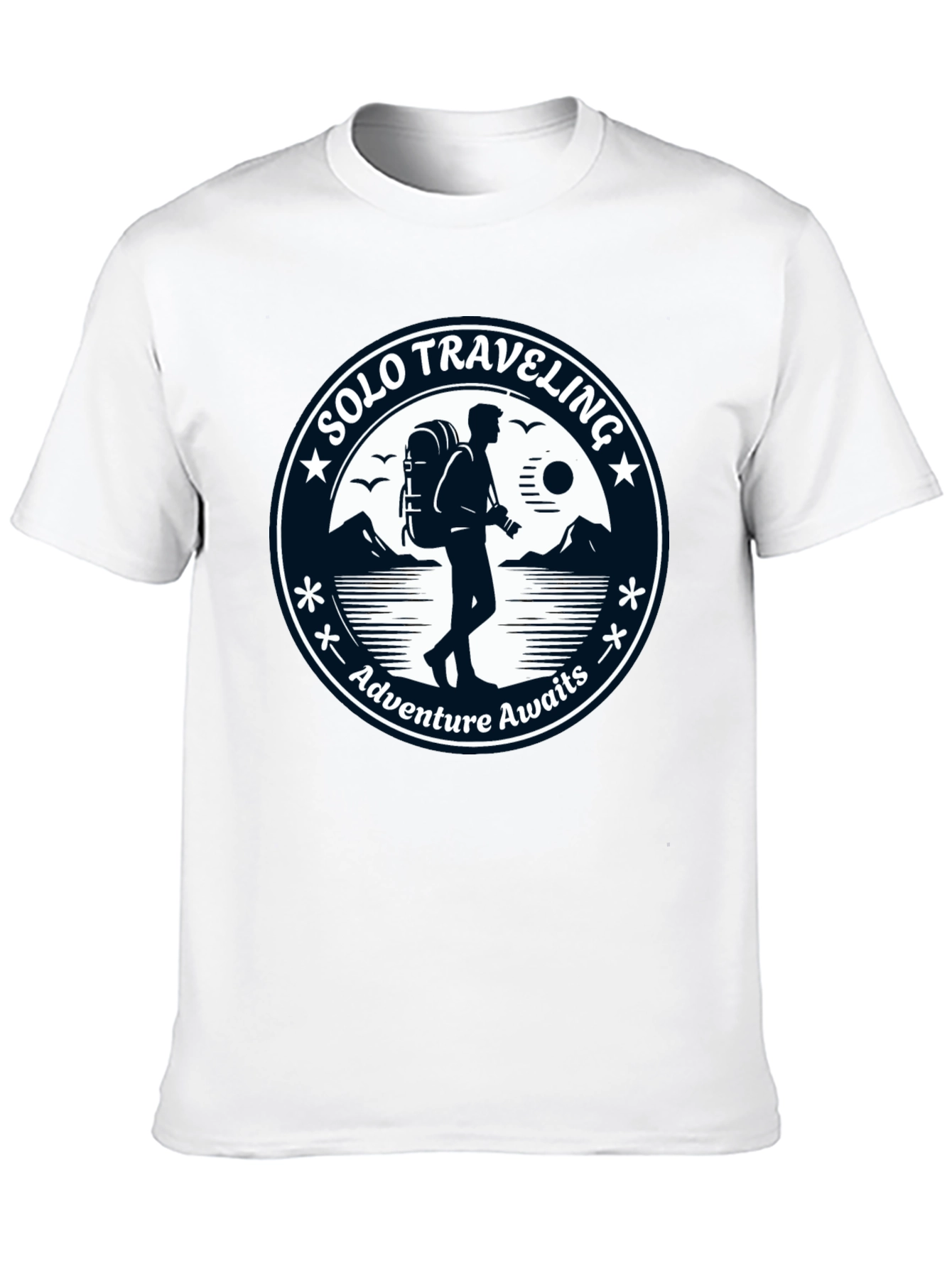 Solo Traveling Adventure Awaits T-Shirt - 10