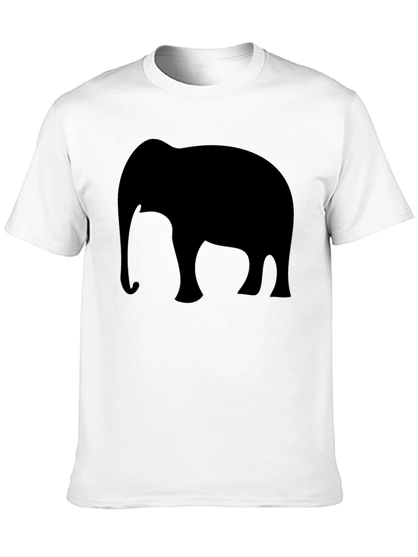 Black Black Elephant Graphic Tee - Men's Crew Neck view 10