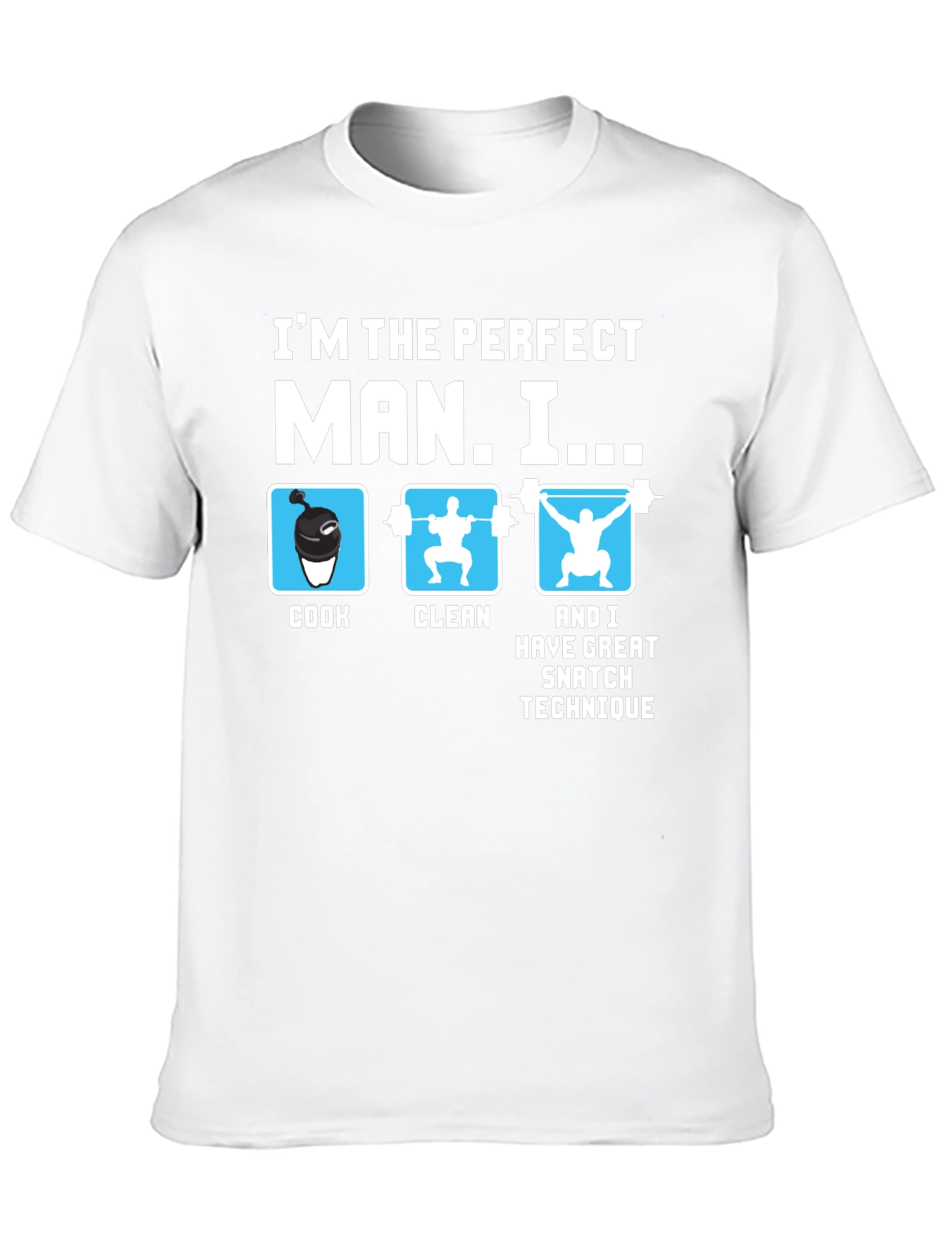 Black Perfect Man Graphic Tee view 10