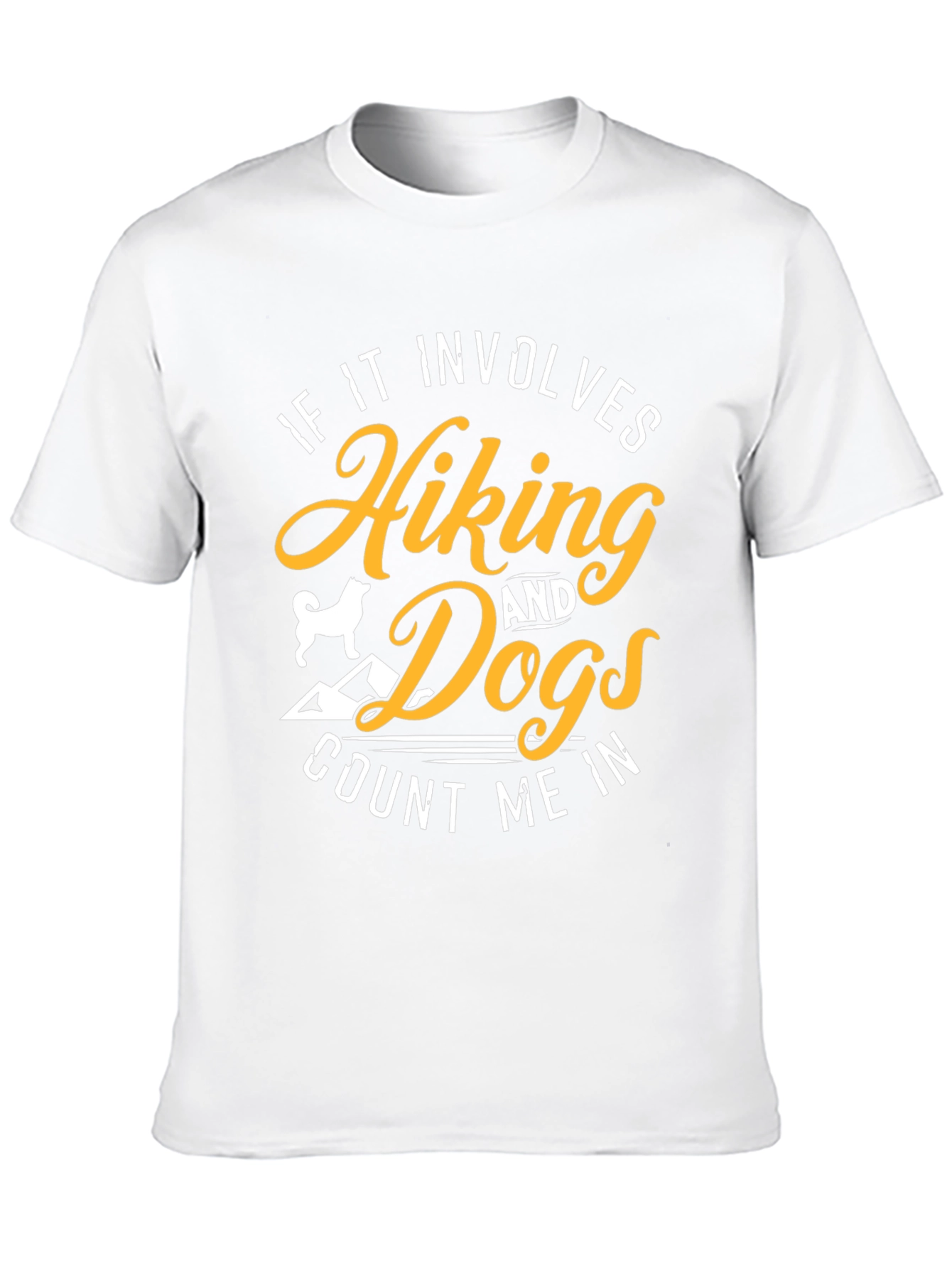 Black Hiking & Dogs T-Shirt - Count Me In view 10