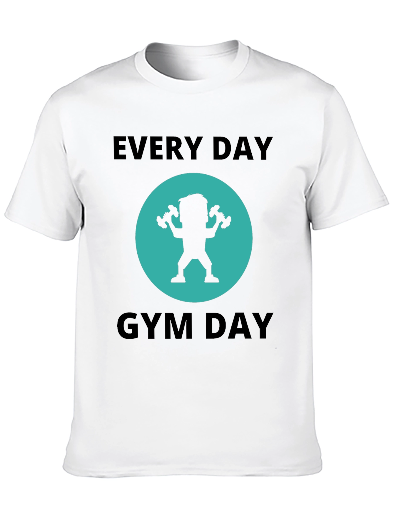 Black Every Day Gym Day Black T-Shirt view 10