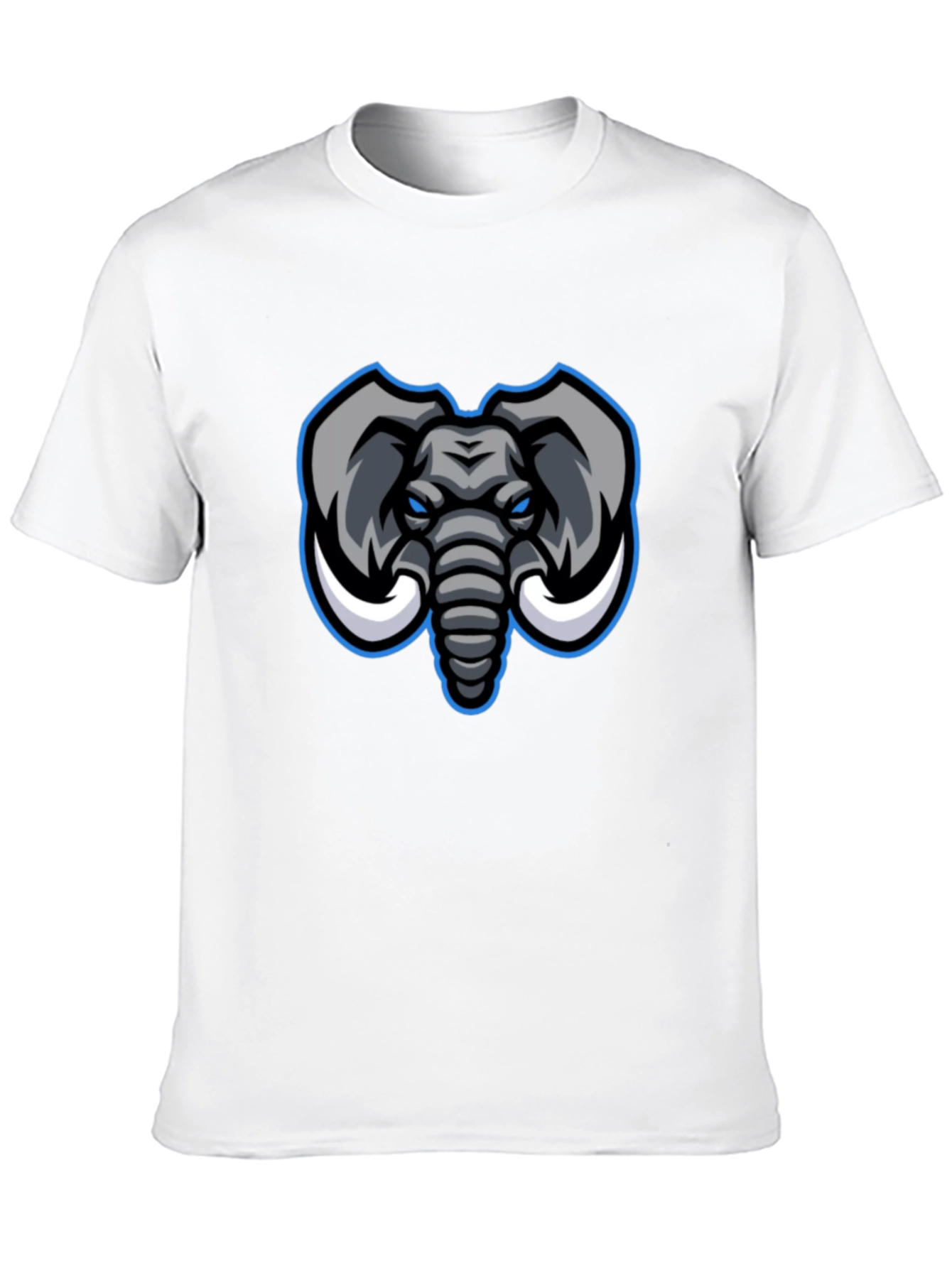 Black Elephant Graphic Black T-Shirt view 10