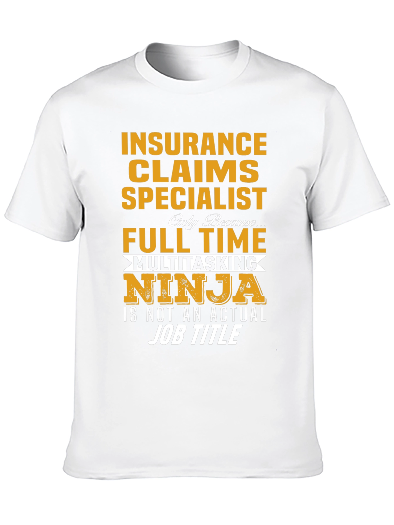 Black Insurance Claims Specialist T-Shirt view 10