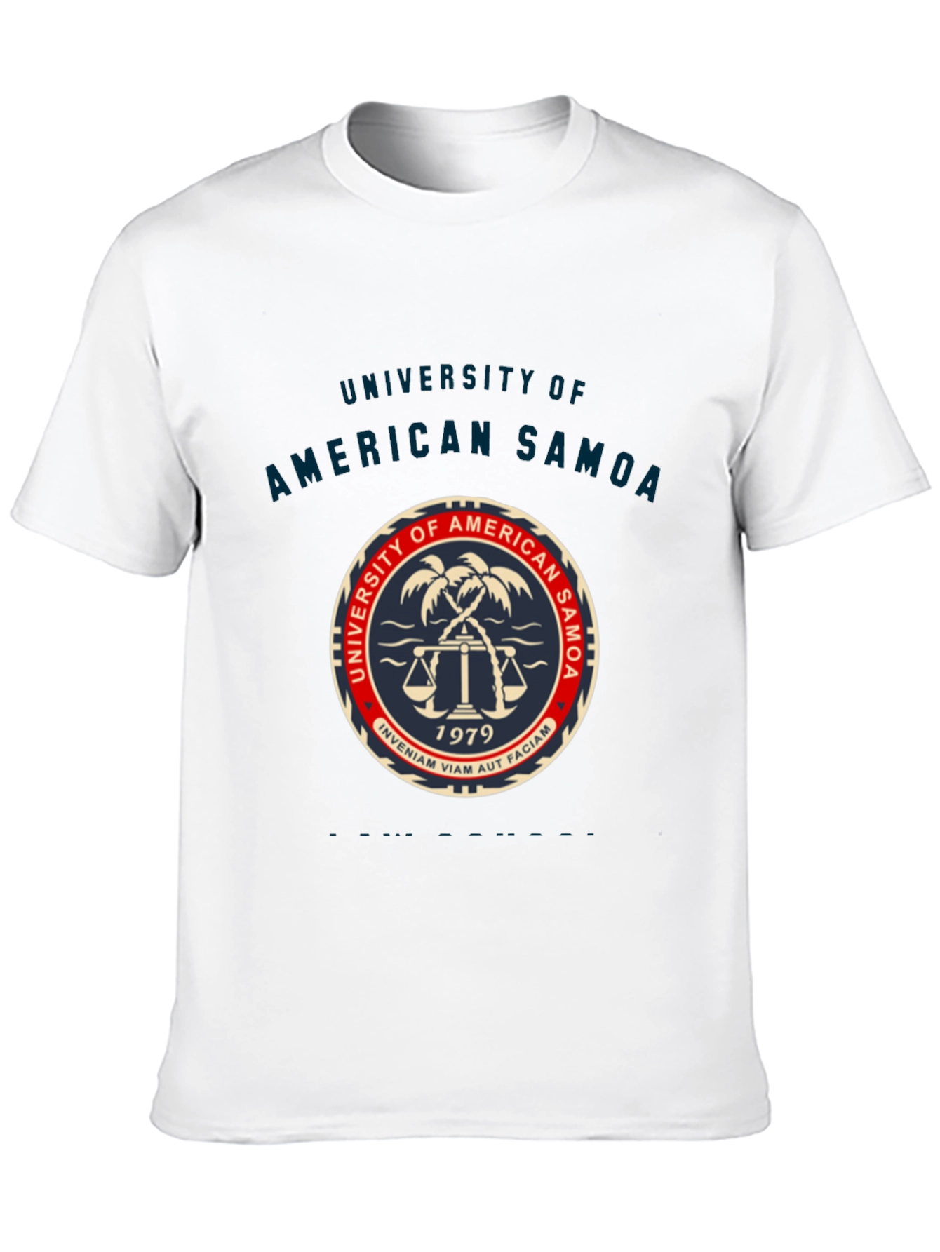 Black University of American Samoa Novelty T-Shirt view 10