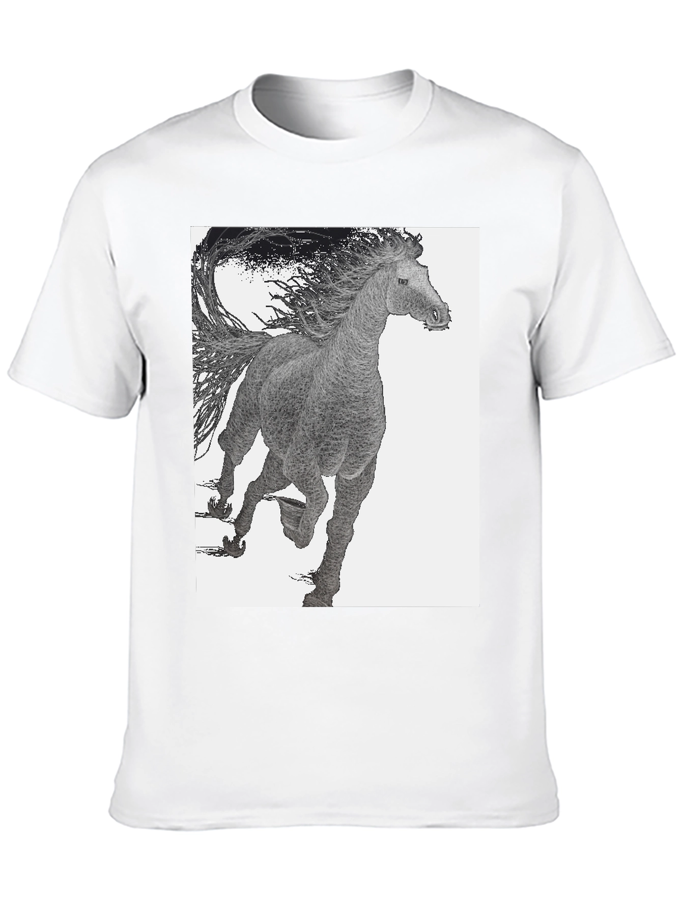 Black Black Horse Graphic Tee view 10