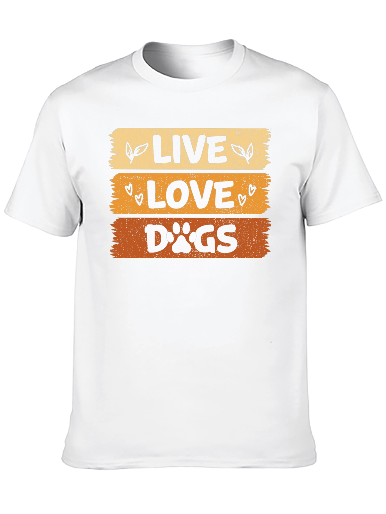 Black Live Love Dogs T-Shirt - Stylish Pet Lover Tee view 10