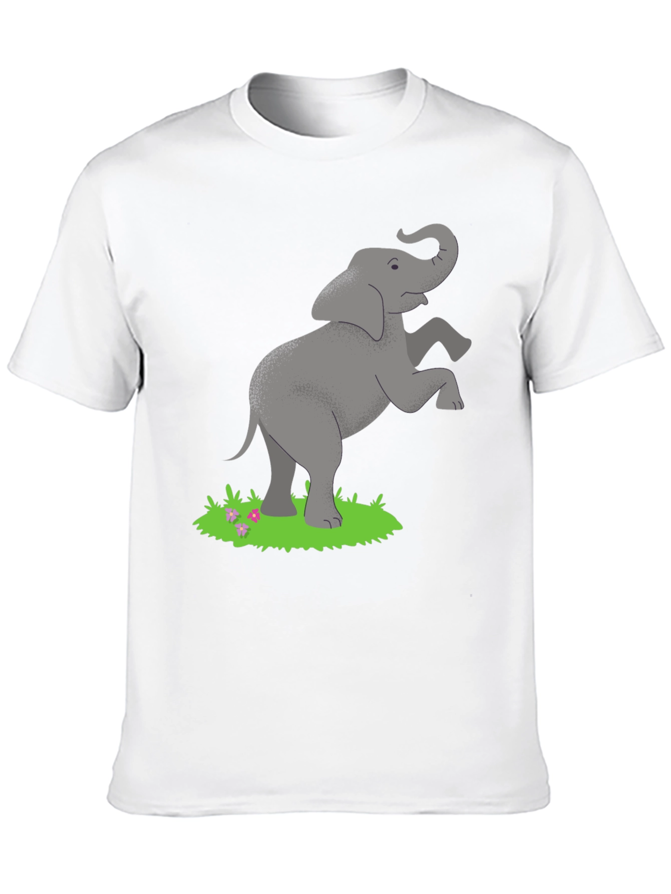 Black Elephant Graphic Tee - Classic Black Cotton Comfort view 10