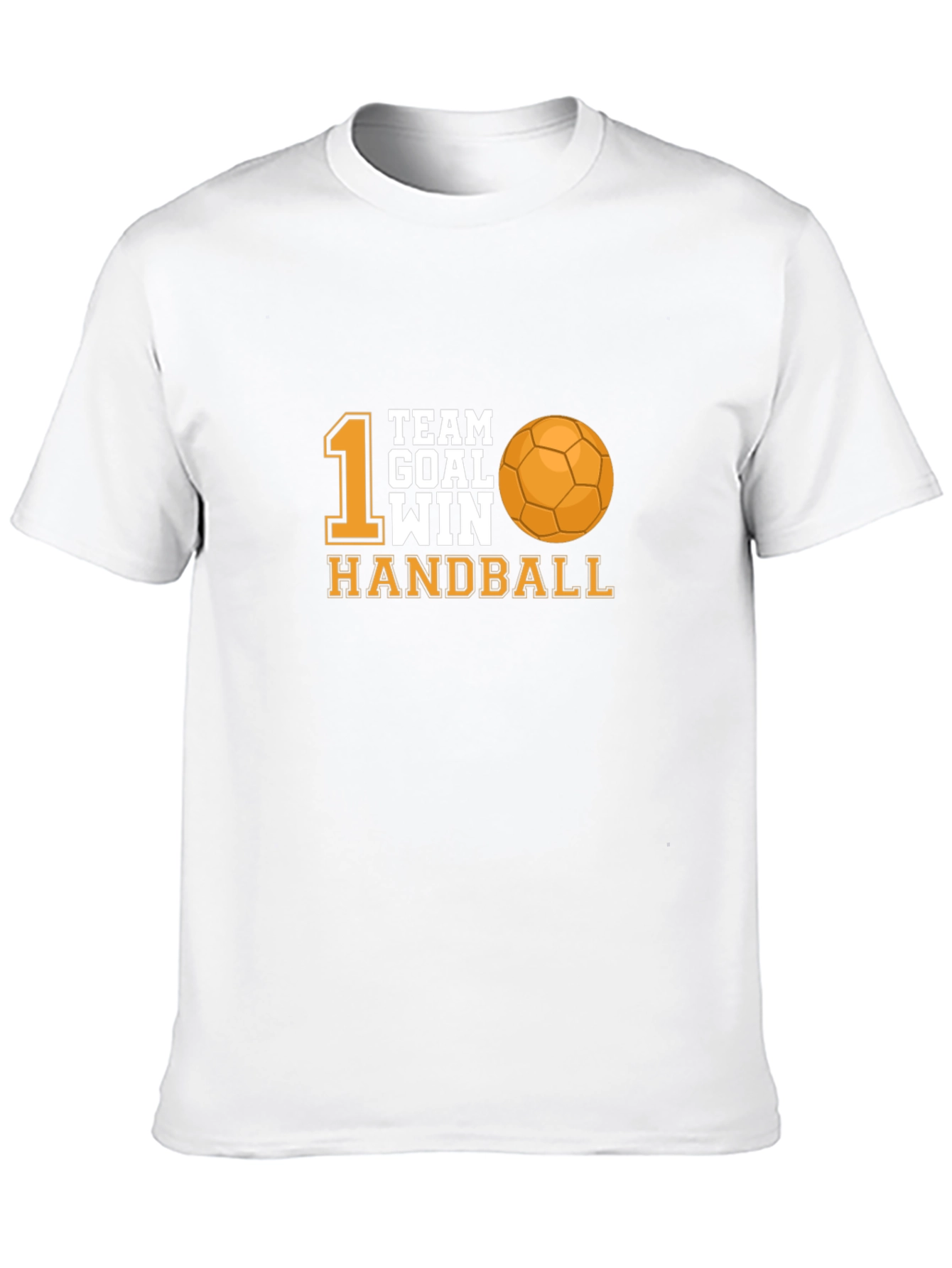 Black Handball Team Goal Win Black T-Shirt view 10