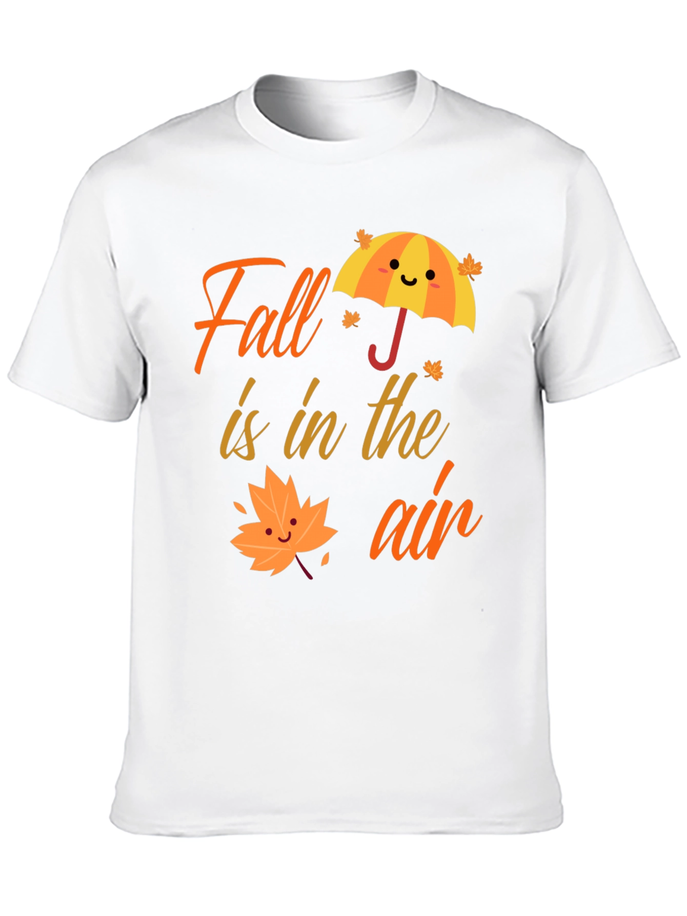 Black Fall is in the Air Graphic T-Shirt view 10