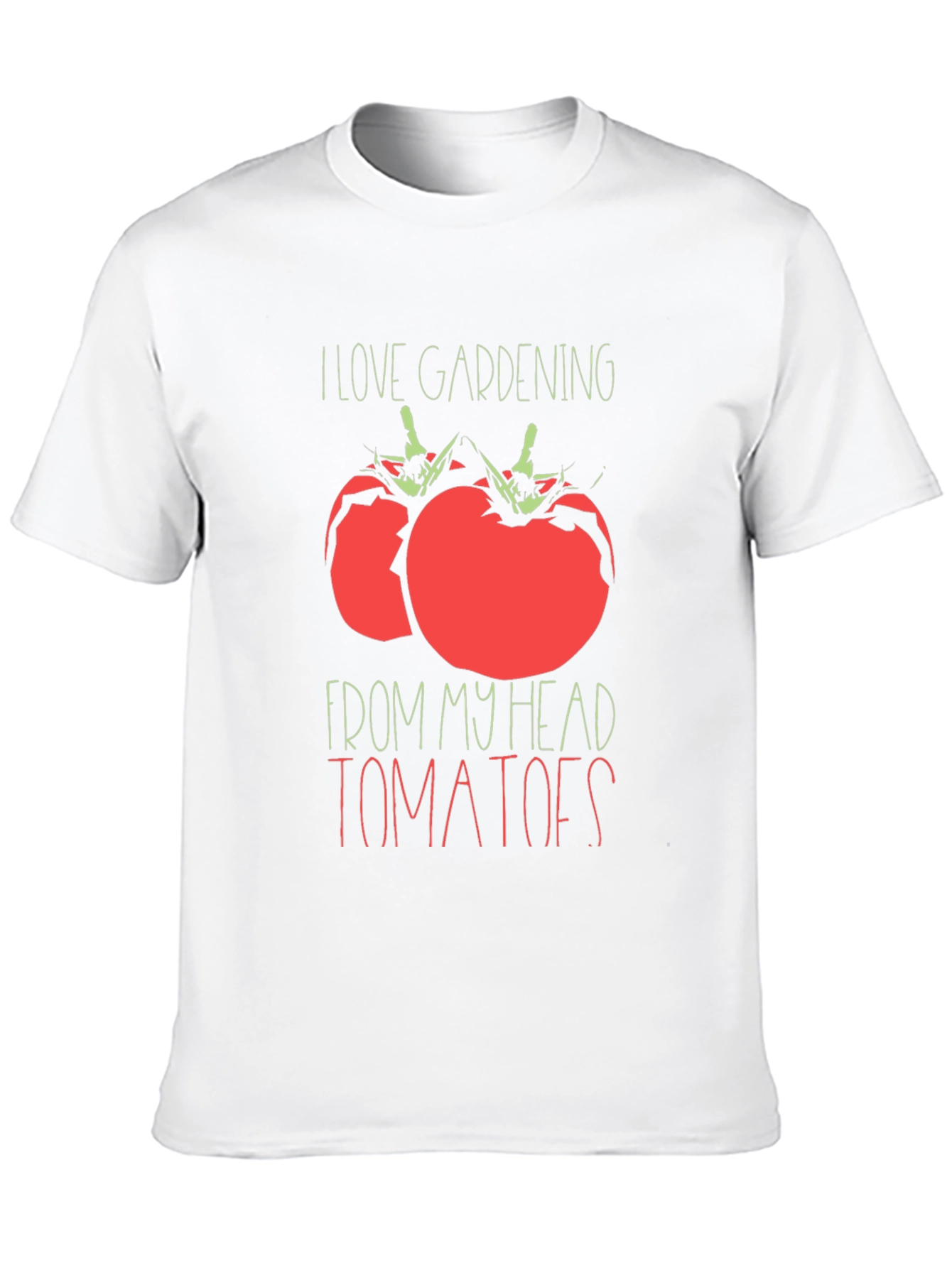 Black Gardening Tomato Graphic Tee - From My Head Tomatoes view 10