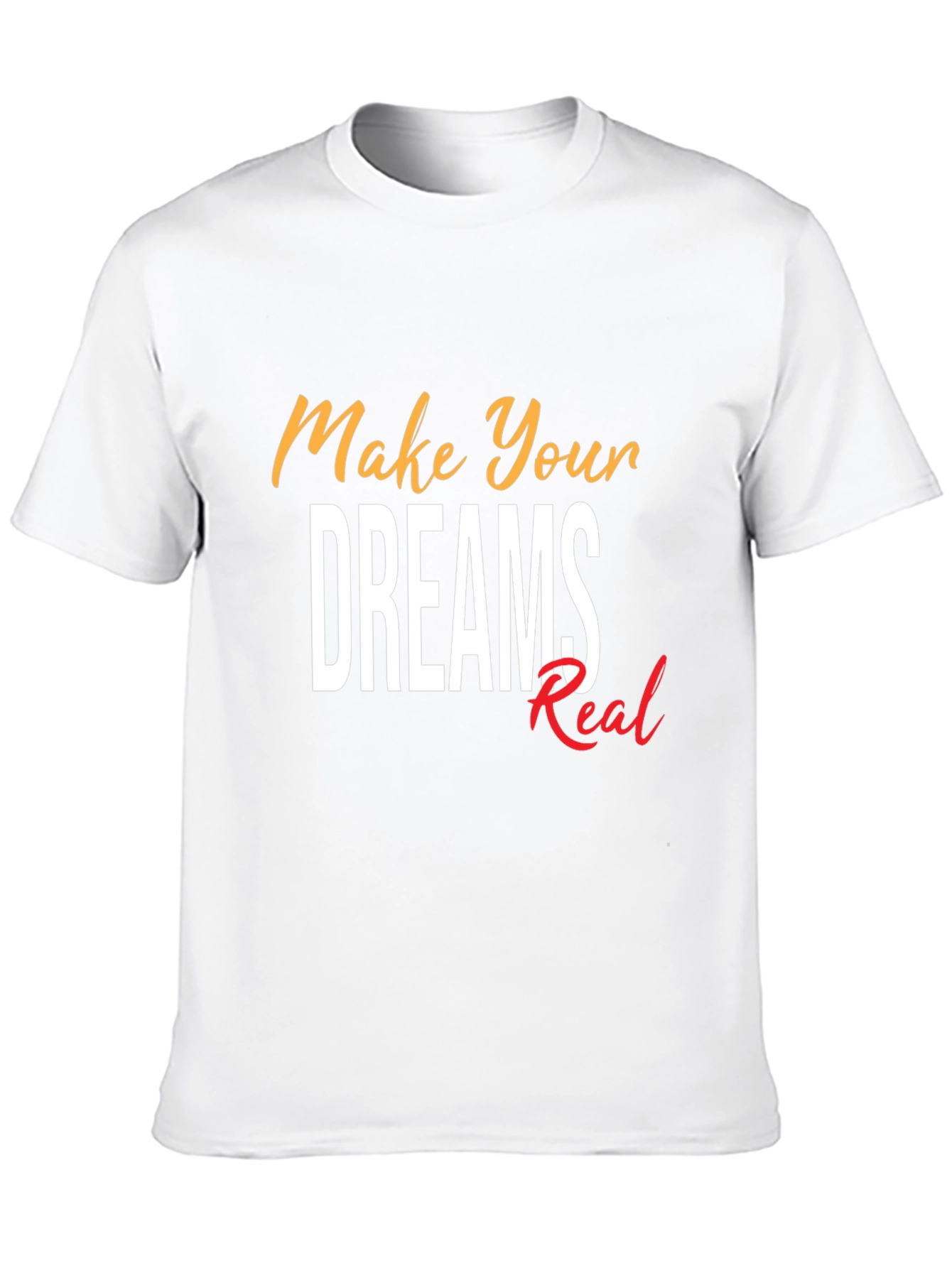 Make Your Dreams Real Graphic Tee - Black - 10