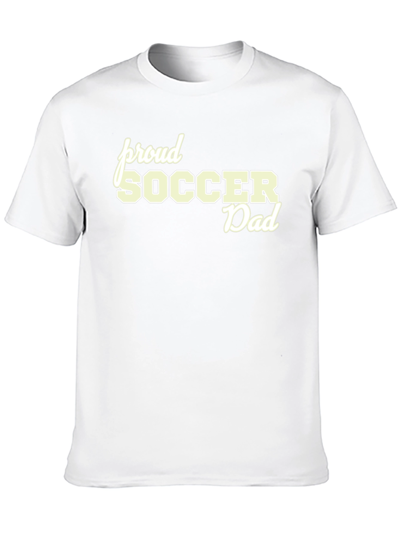 Proud Soccer Dad Black T-Shirt - 10