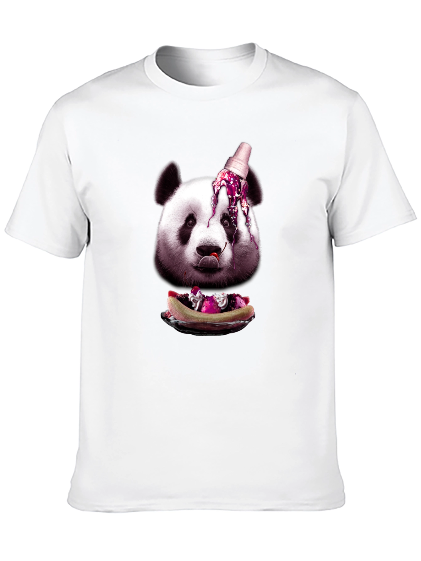 Black Panda Ice Cream Graphic Tee view 10