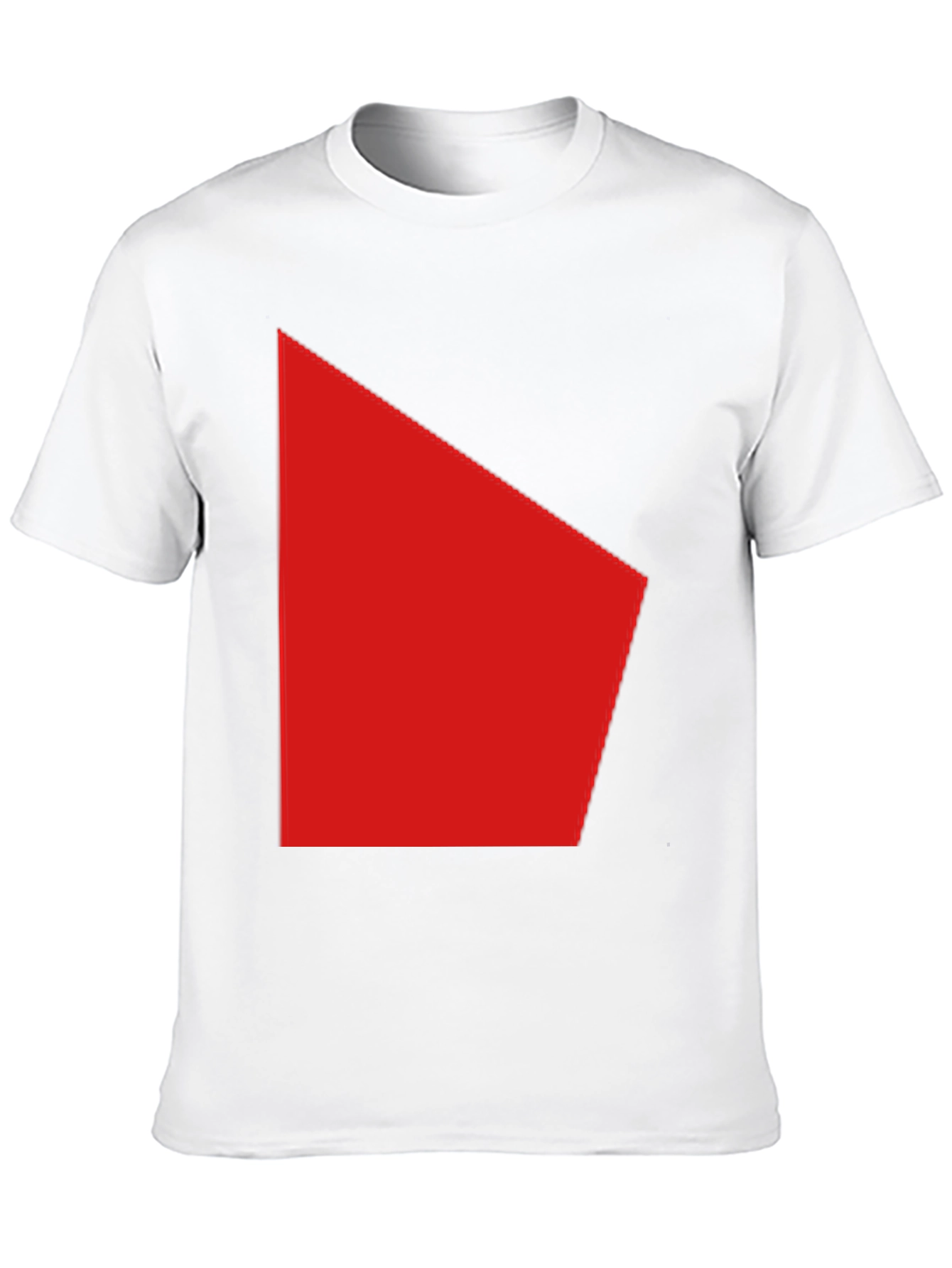 Black Modern Red Graphic Black T-Shirt view 10