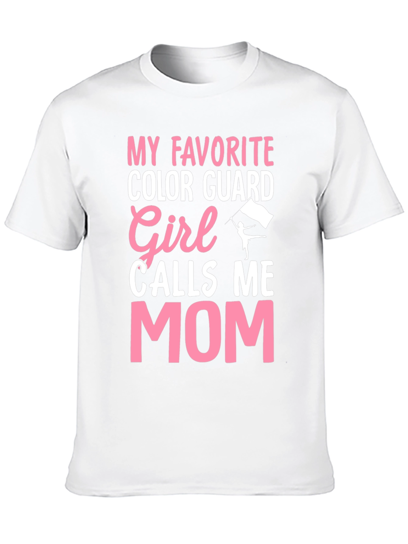 Black Color Guard Mom T-Shirt - Show Your Pride! view 10