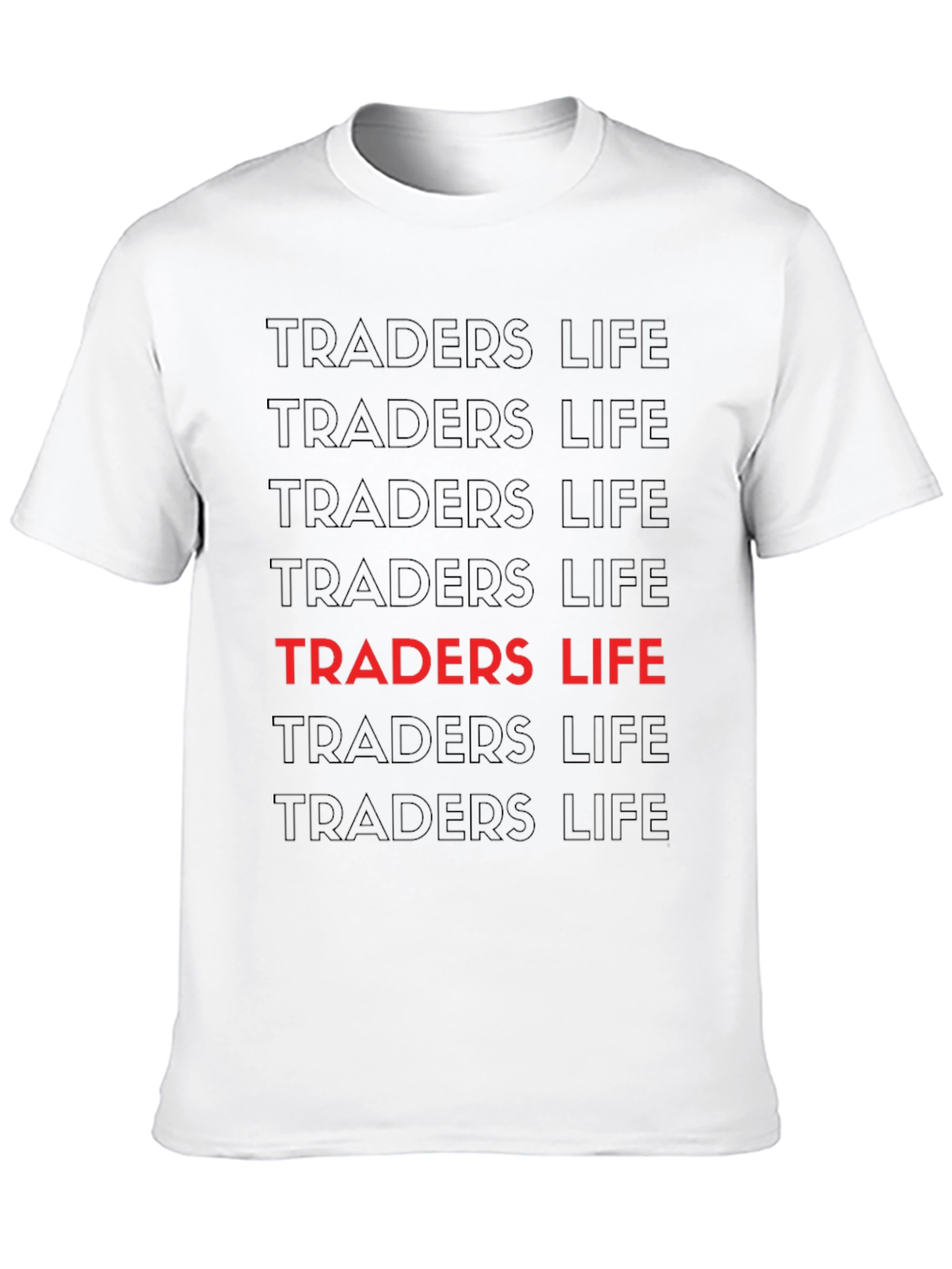 Black Traders Life Graphic Tee - Black Crew Neck view 10