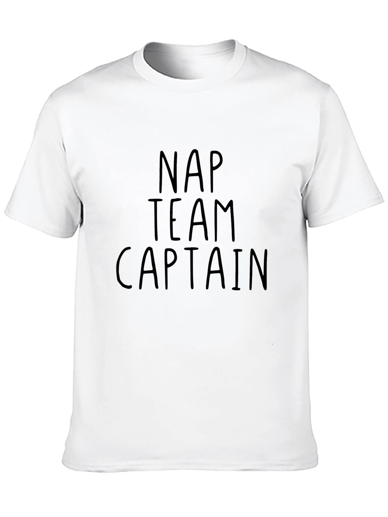 Black Nap Team Captain T-Shirt - Black Cotton Tee view 10