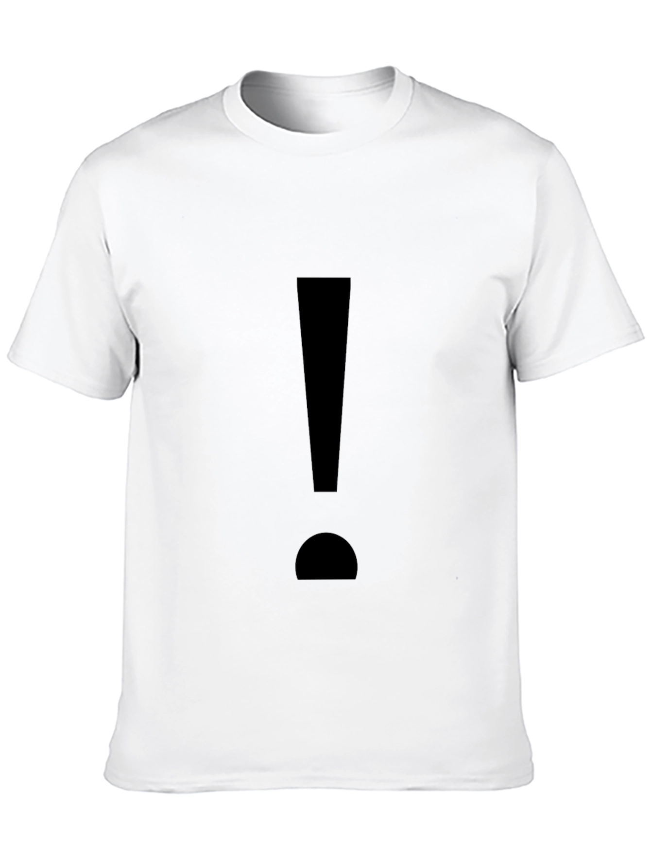 Black Exclamation Mark Graphic T-Shirt - Black view 10