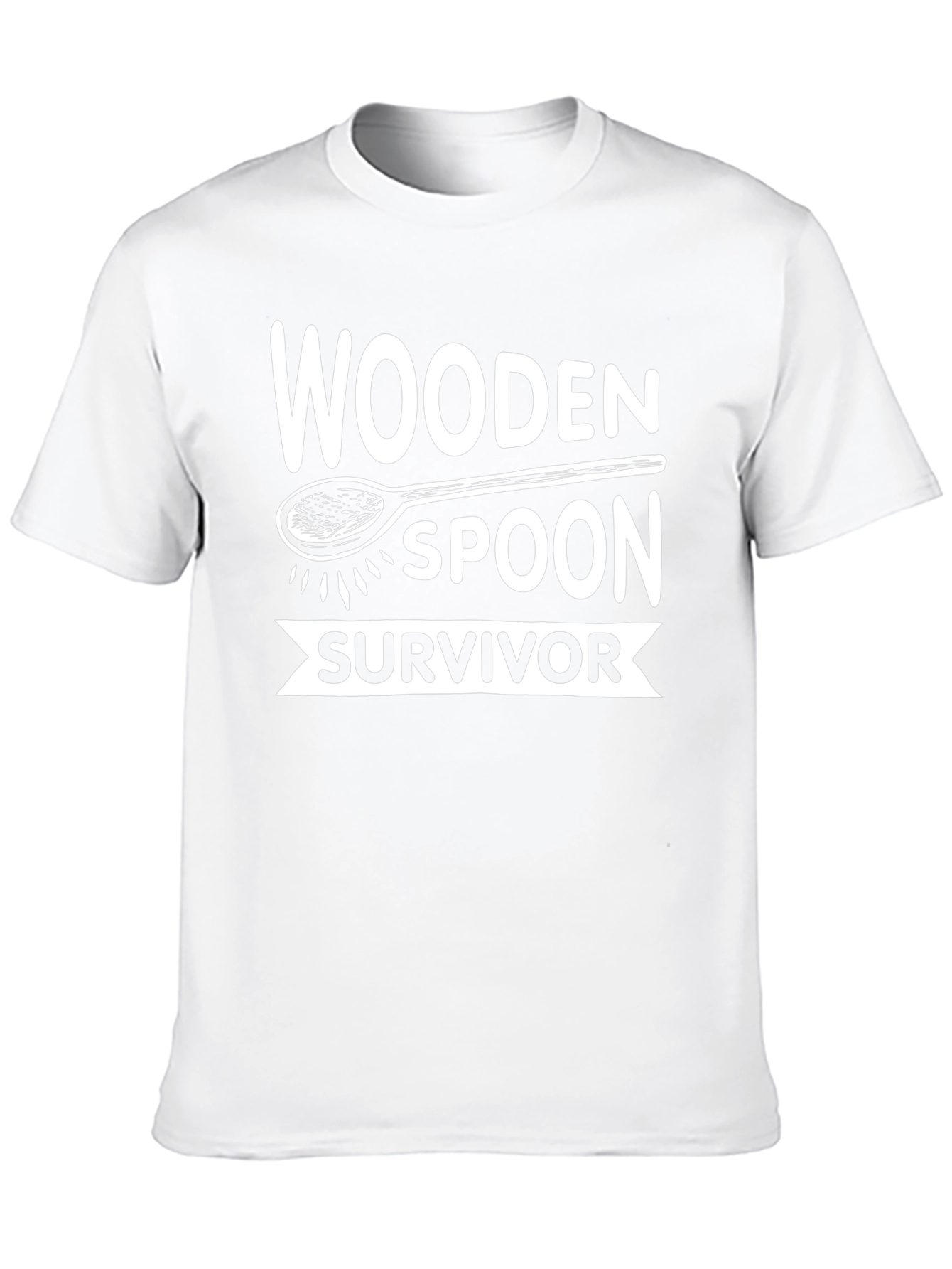Black Wooden Spoon Survivor Novelty T-Shirt view 10