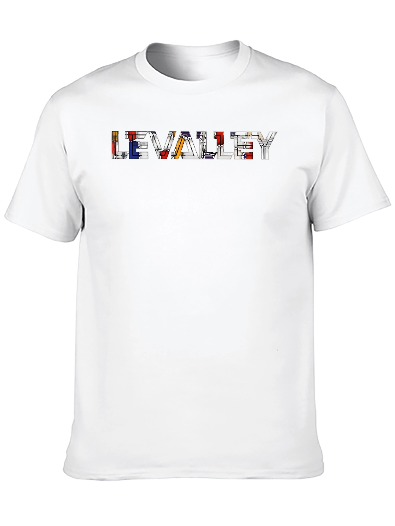 Black Levalley Graphic Print Black Tee view 10