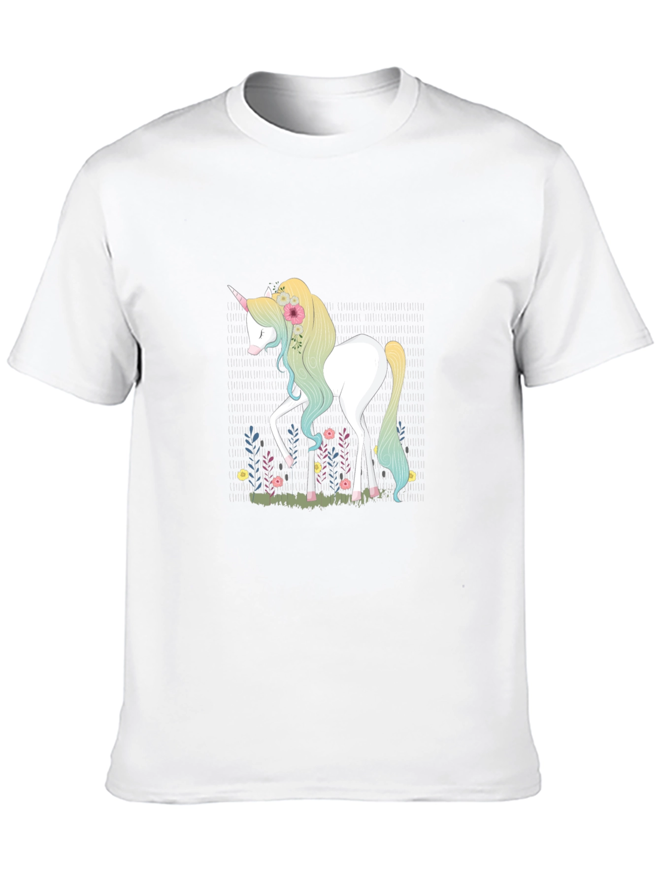 Black Unicorn Graphic Tee - Black Cotton T-Shirt view 10