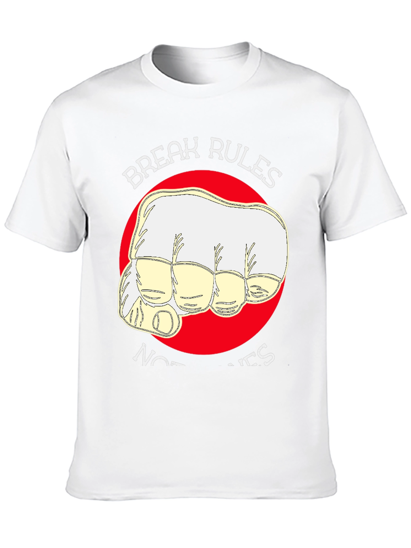 Black Break Rules, Not Hearts T-Shirt view 10