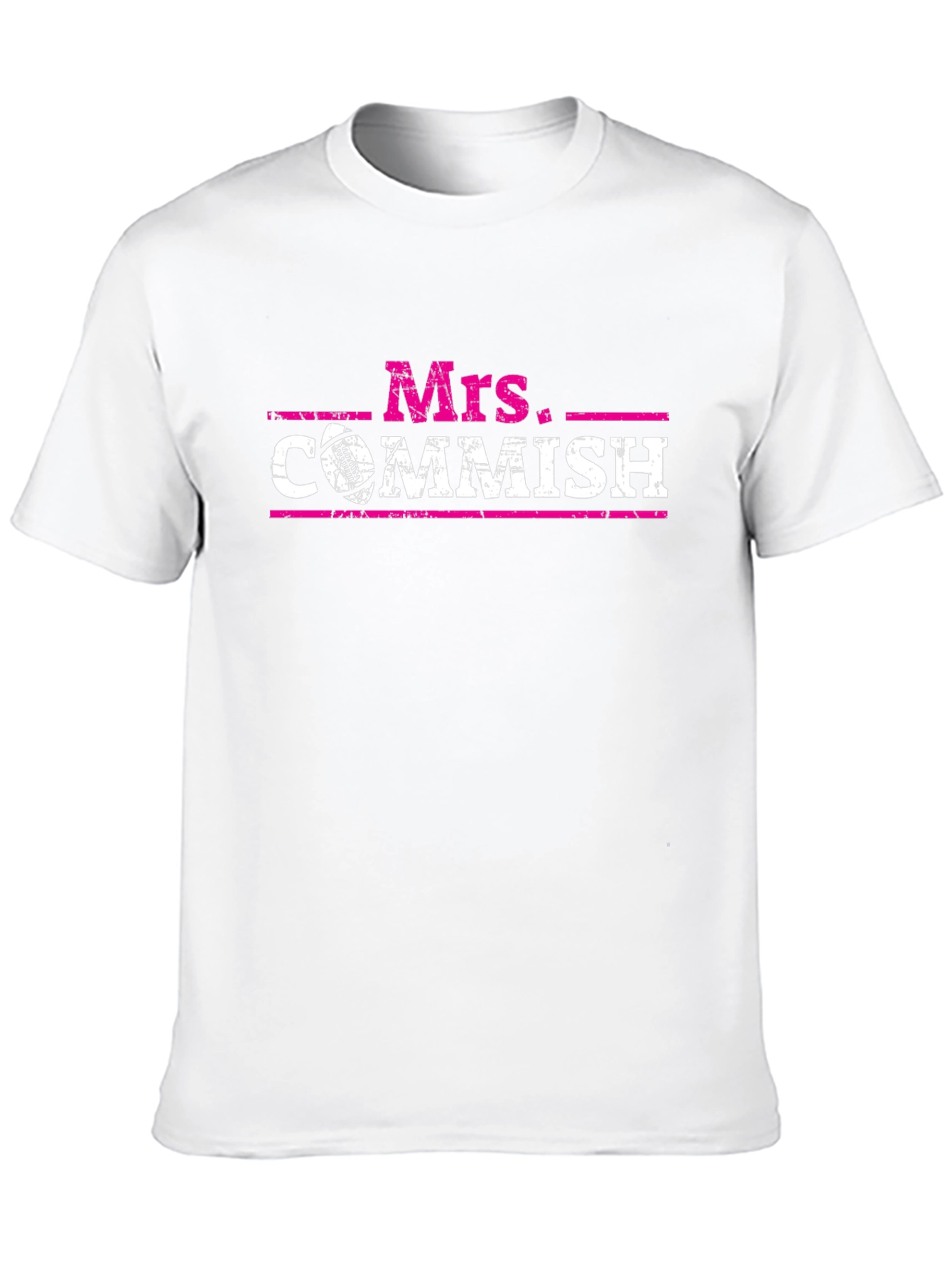 Black Mrs. Commish Football T-Shirt view 10