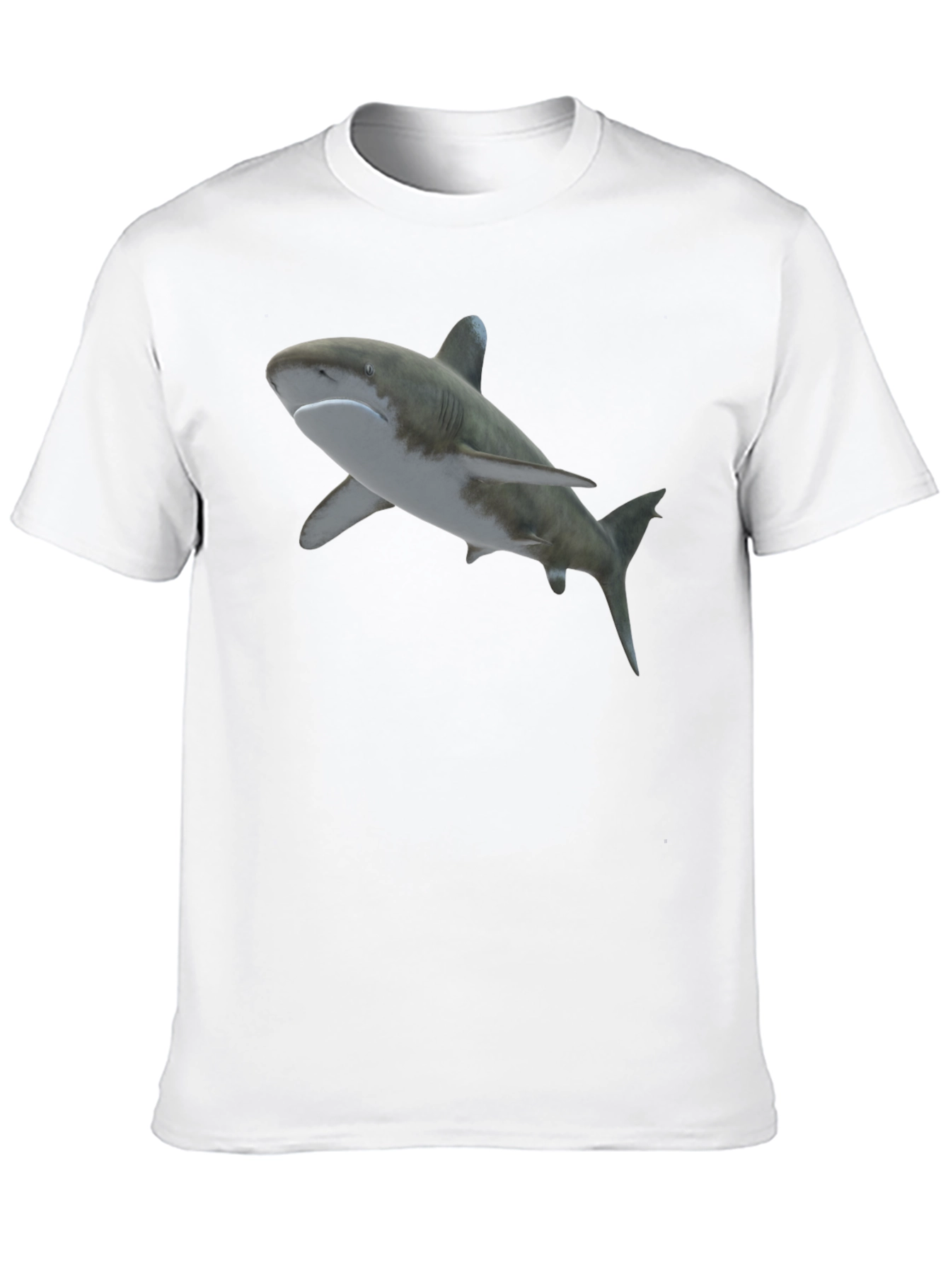 Black Shark Graphic Tee - Men's Black T-Shirt view 10