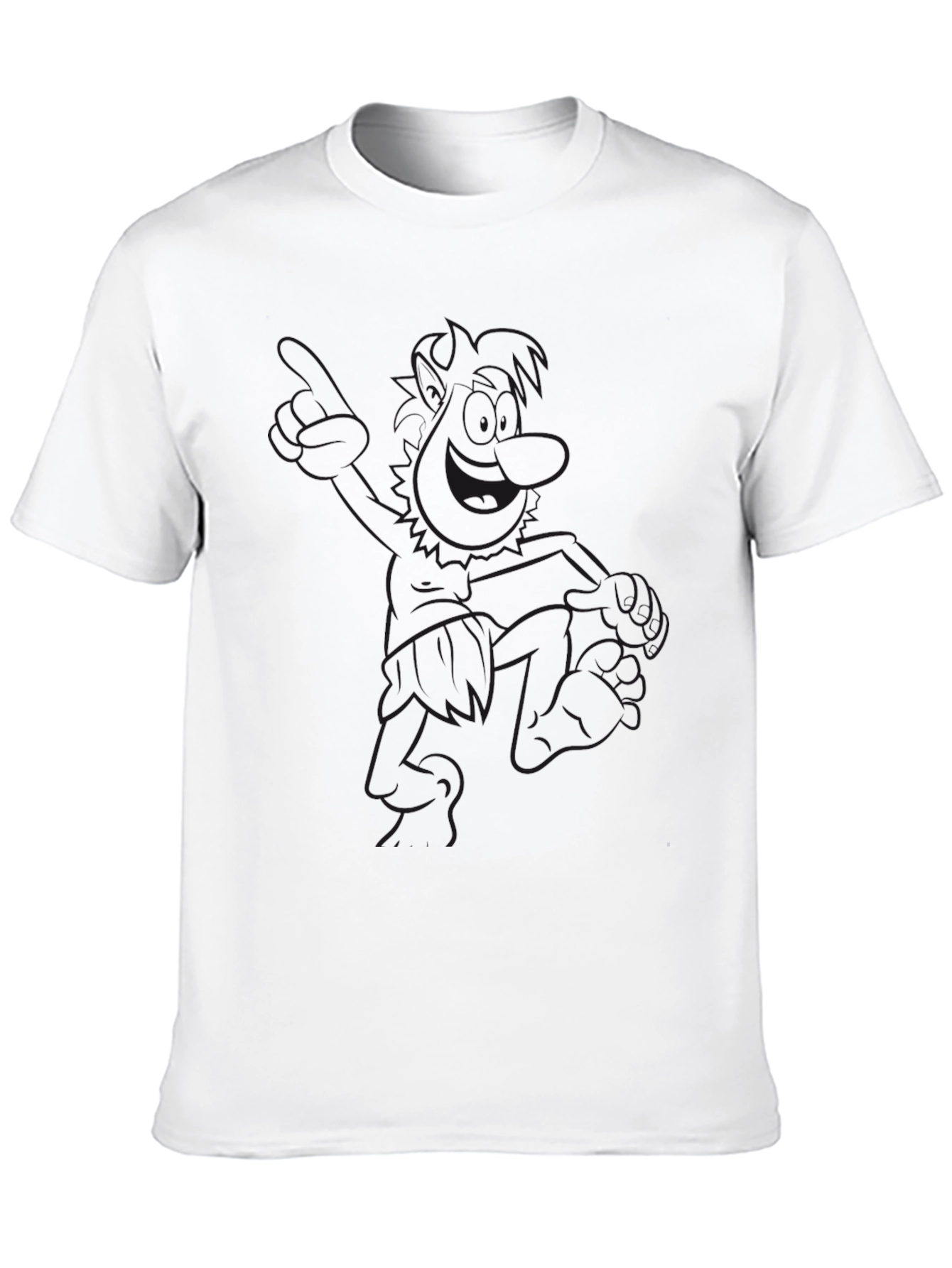 Black Men's Black Crew Neck T-Shirt view 10