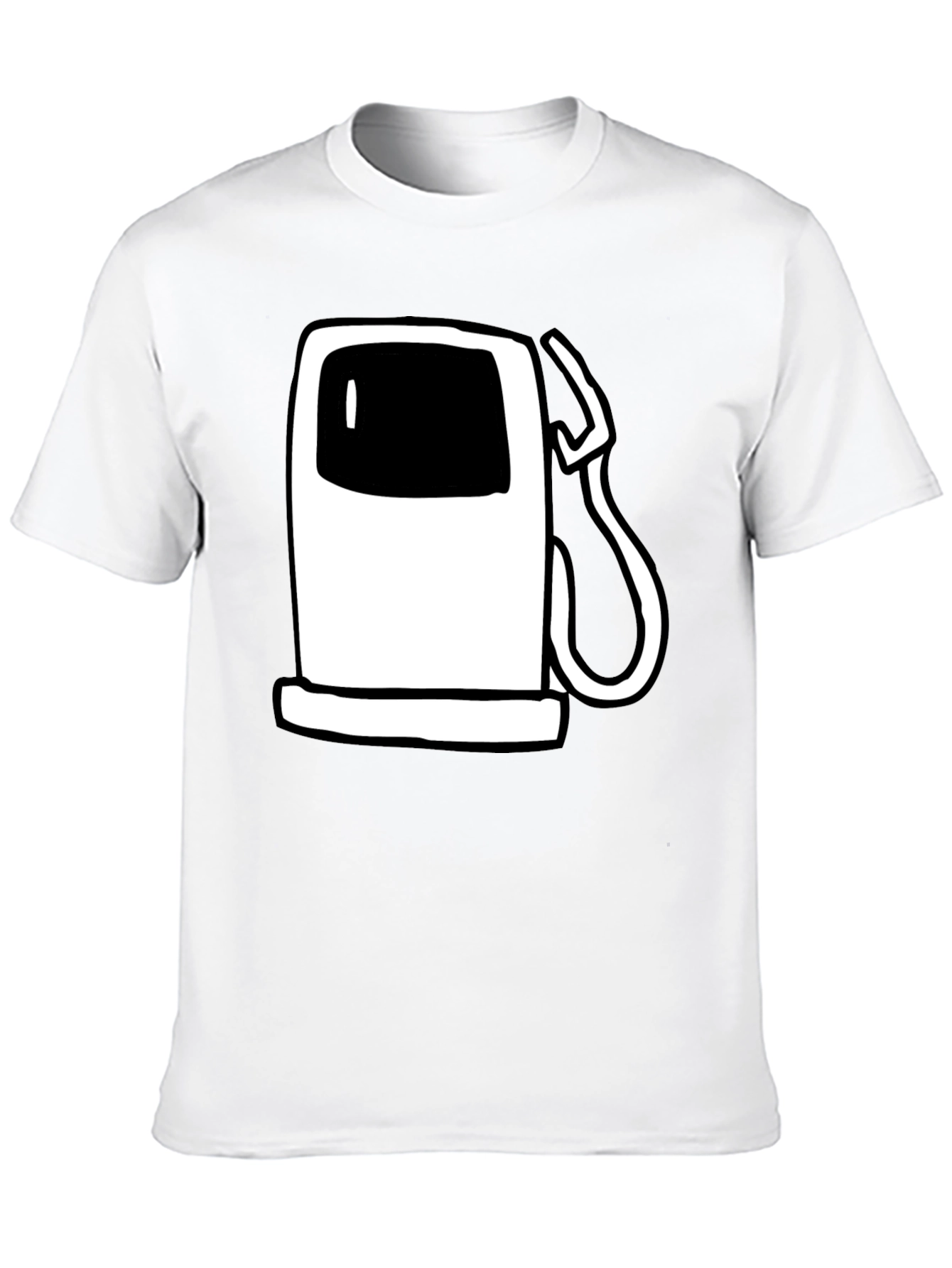 Black Gas Pump T-Shirt - Quirky Graphic Tee view 10