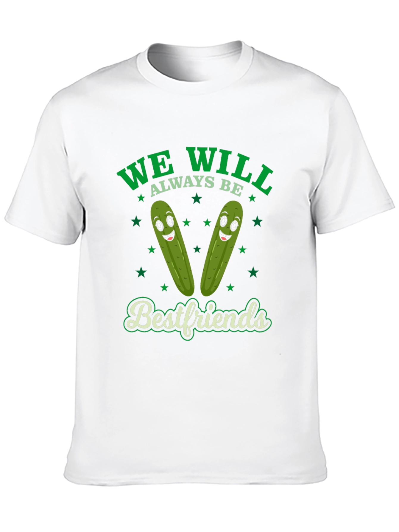 Black Funny Pickle Best Friends Graphic T-Shirt view 10