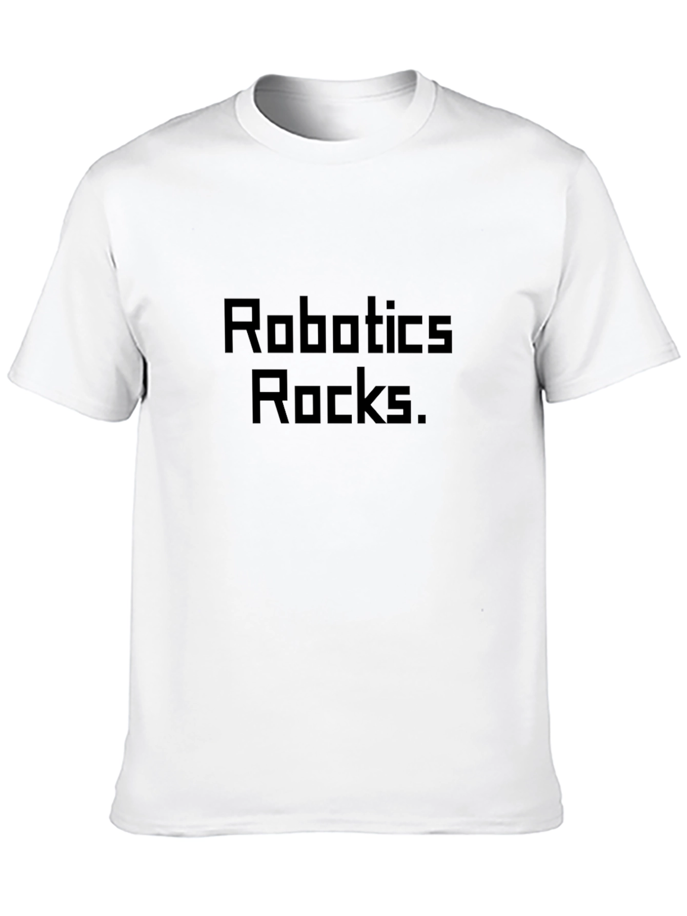 Black Robotics Rocks Black T-Shirt - Geeky Cool view 10