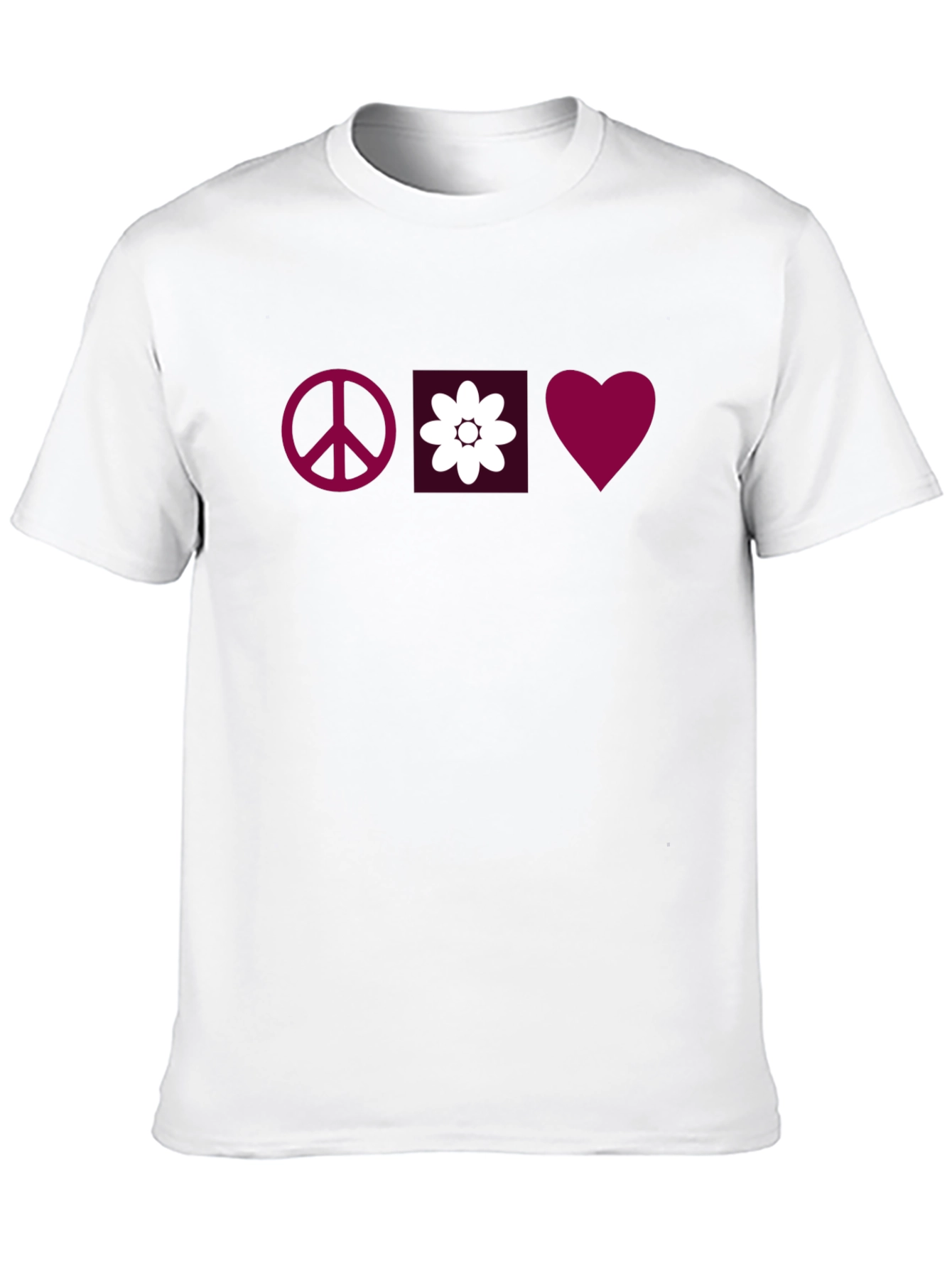 Black Peace, Love & Flowers Graphic Tee view 10