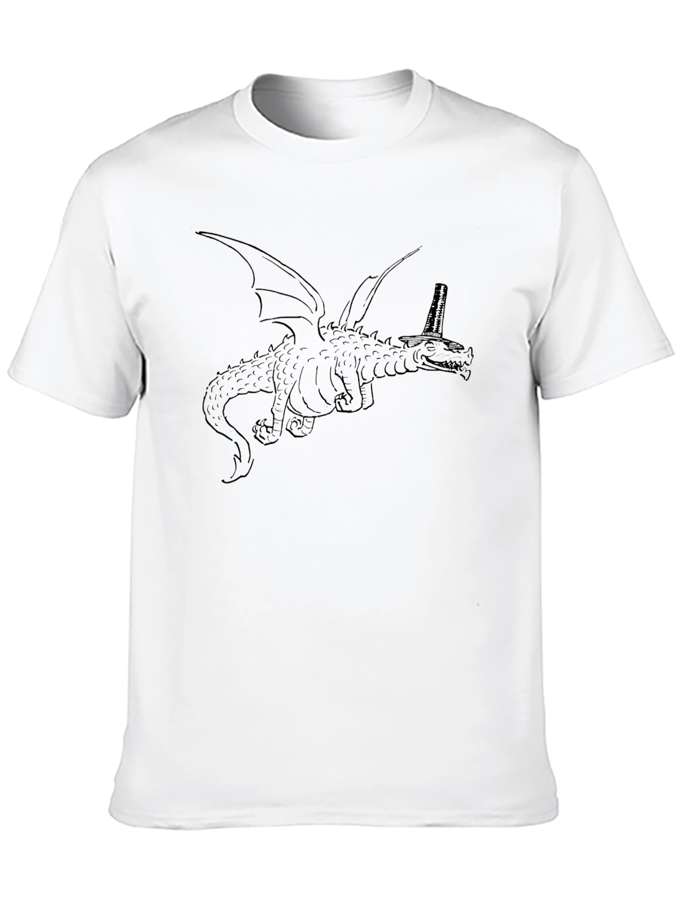 Black Dragon Wizard Black Tee view 10