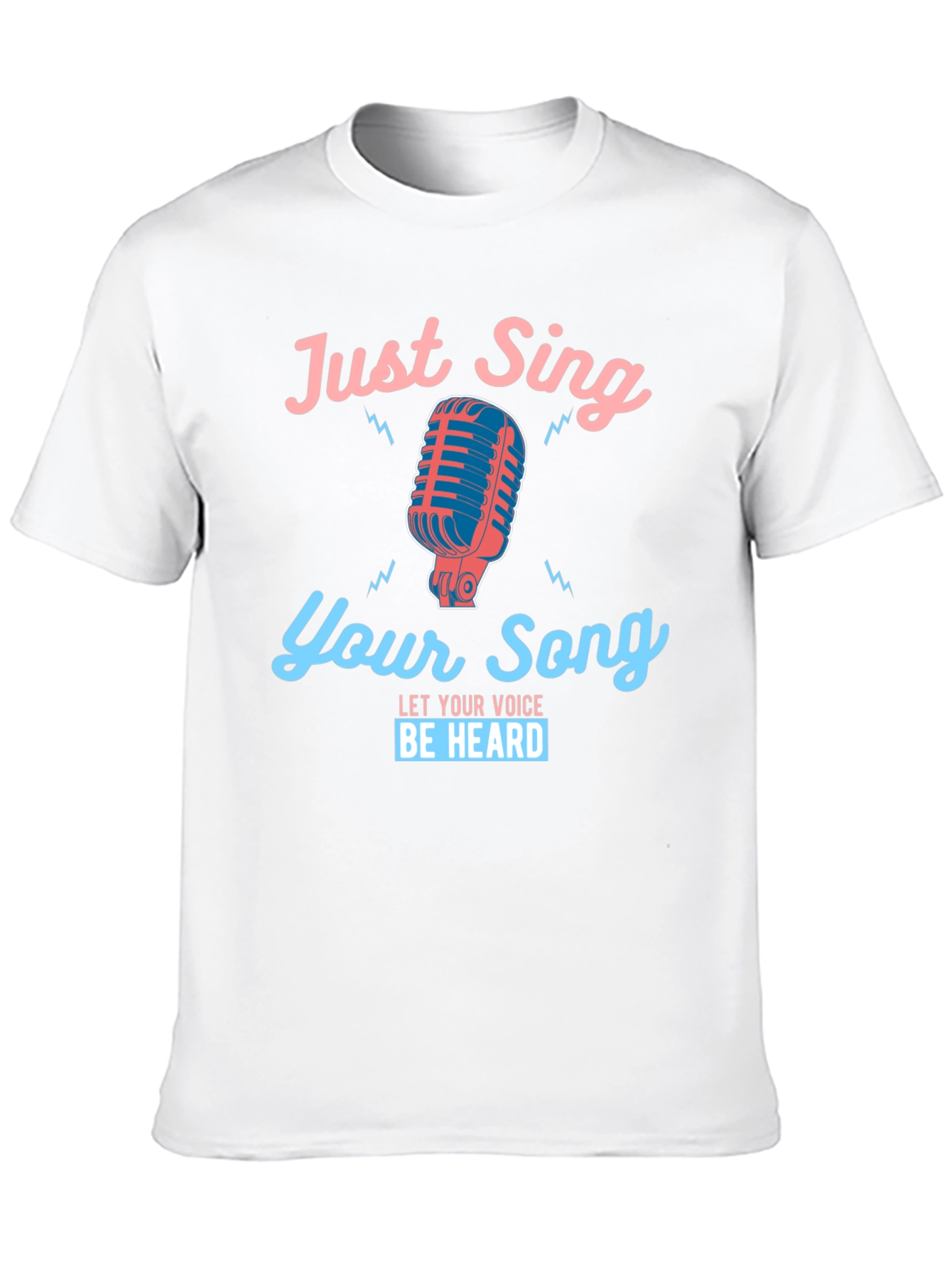 Black Just Sing Your Song Graphic Tee view 10