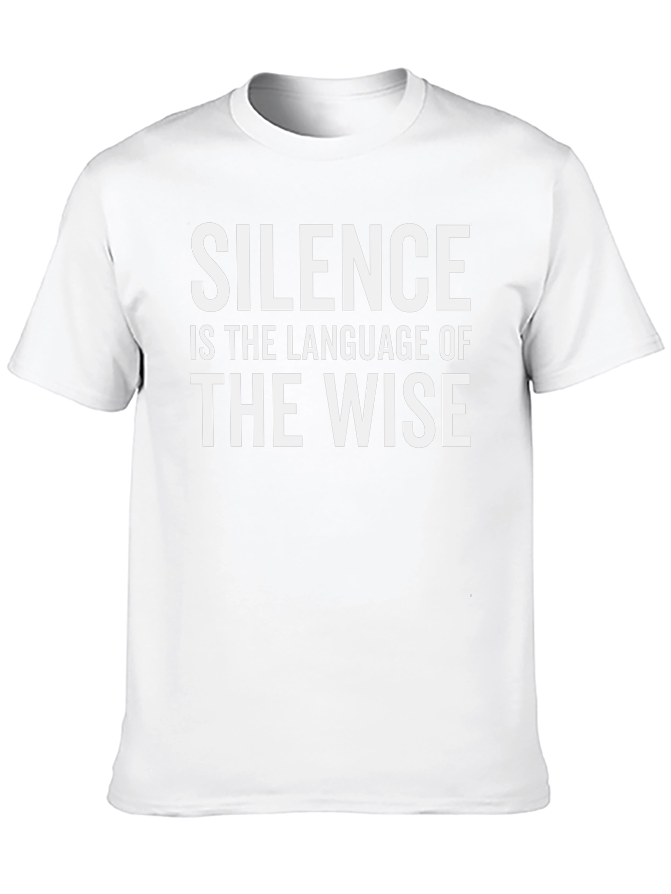 Black Silence Is The Language Of The Wise T-Shirt view 10