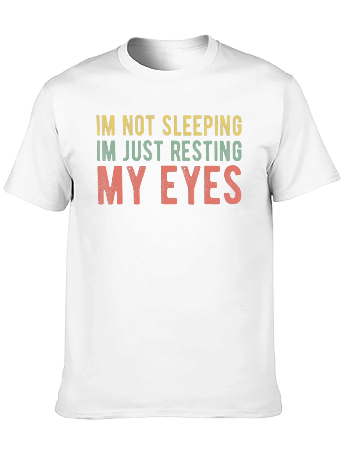 Black Resting My Eyes T-Shirt view 10