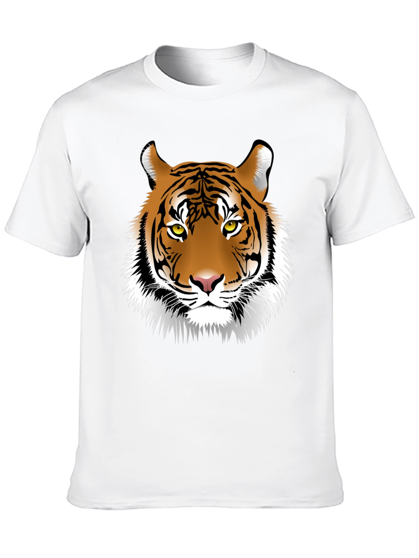 Black Tiger Graphic Tee - Black Animal Print T-Shirt view 10