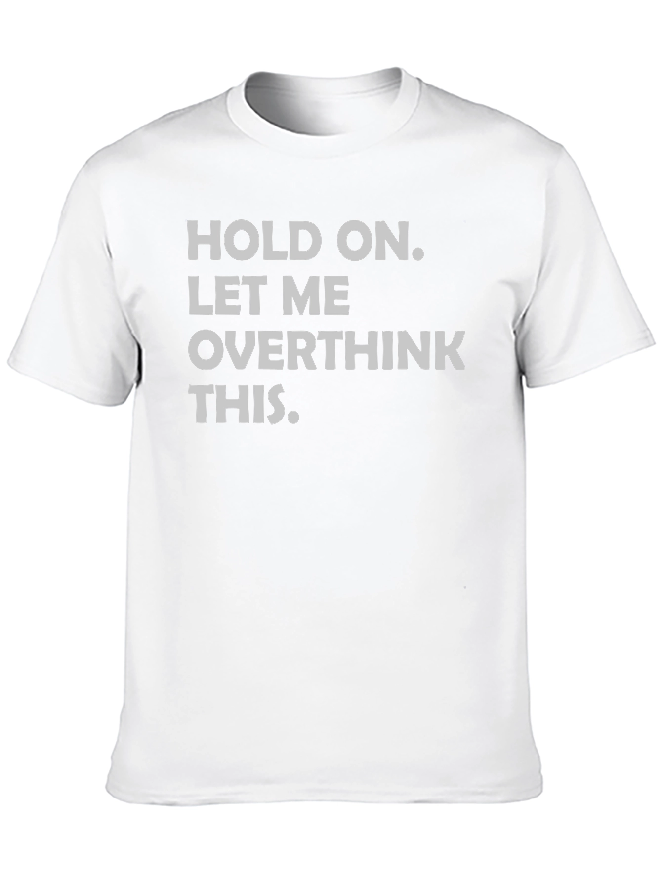 Black Overthinker Tee - Funny Sarcastic Graphic T-Shirt view 10