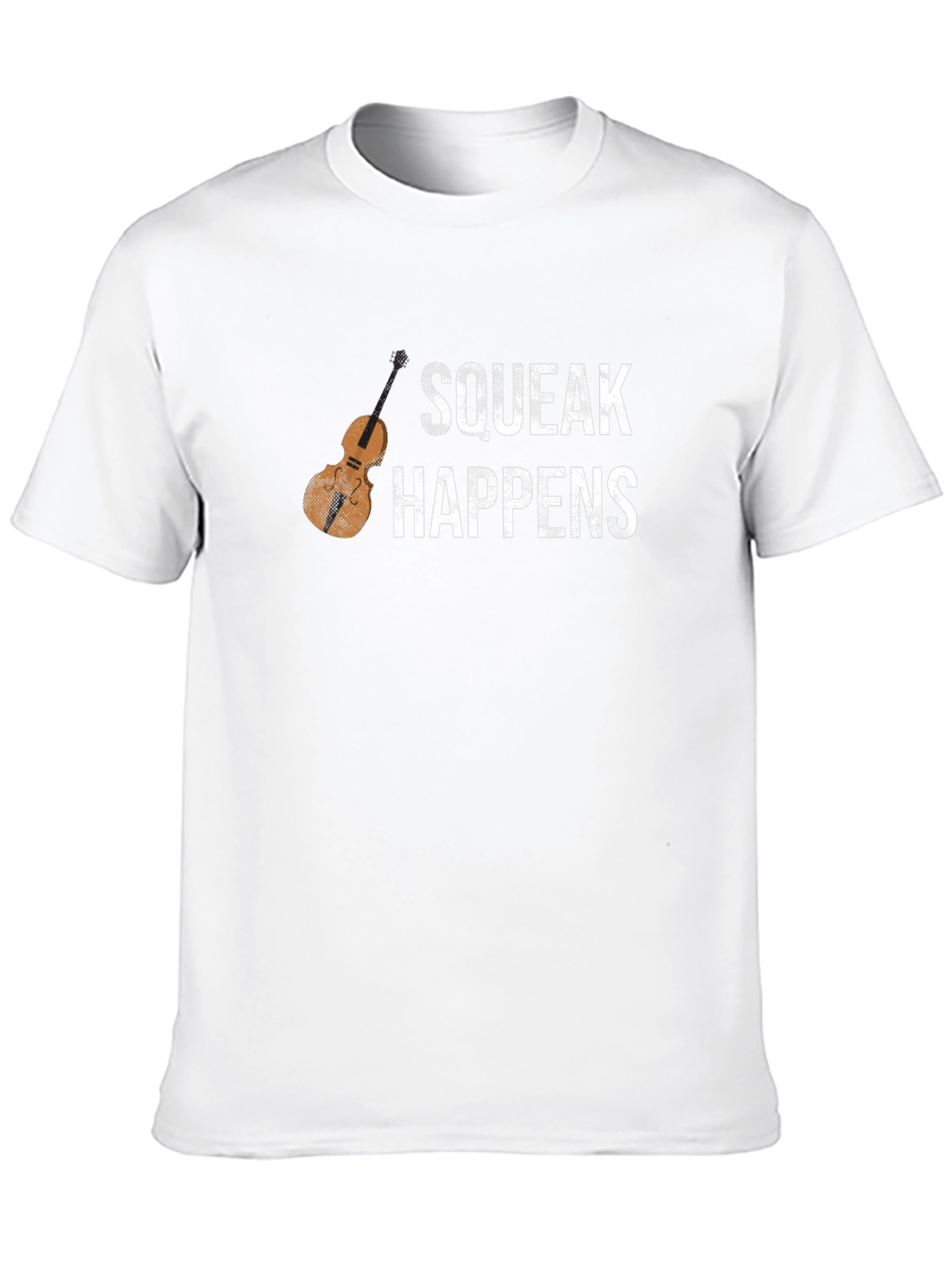 Black Squeak Happens Funny Musician T-Shirt view 10