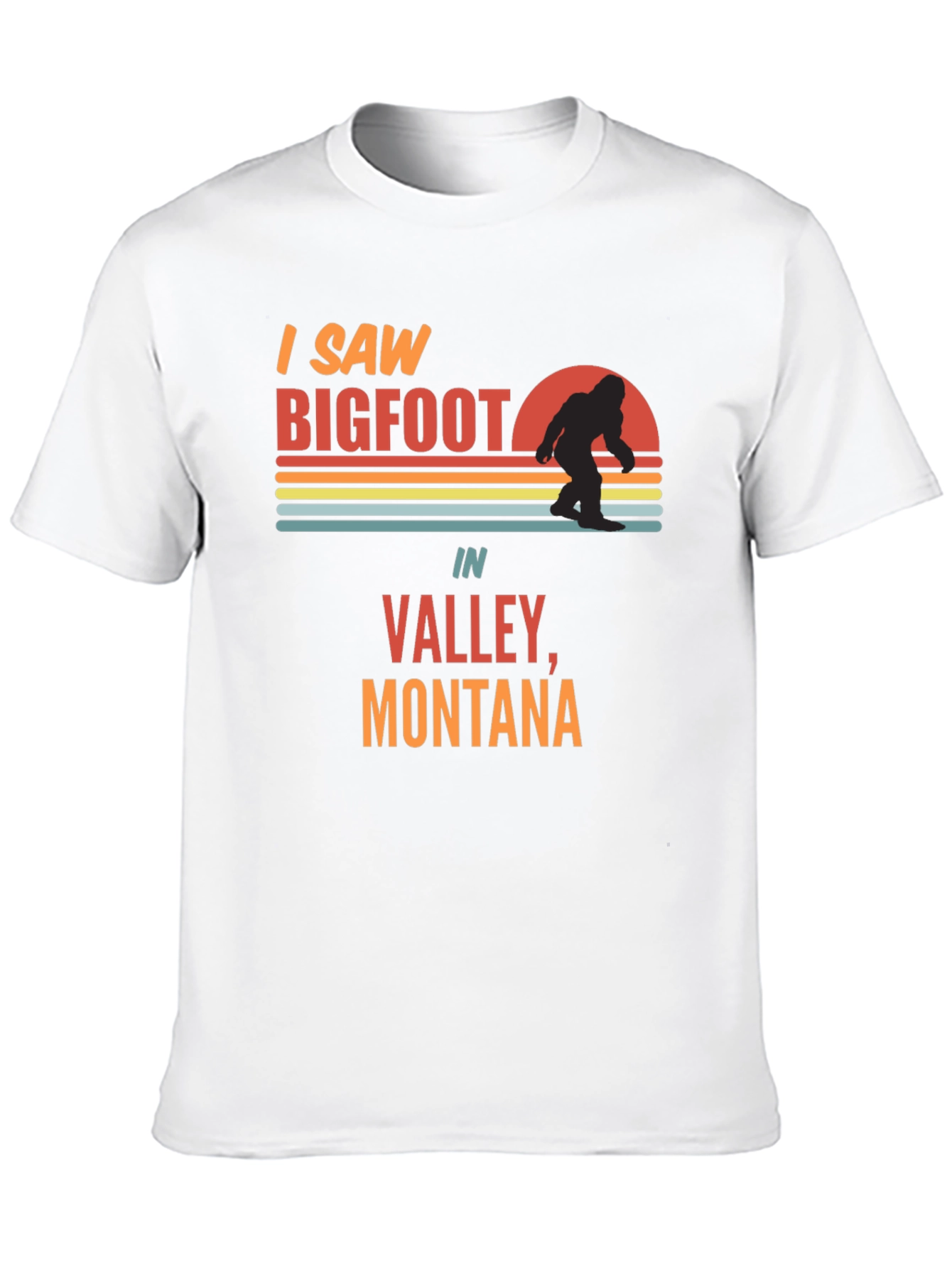 Black Bigfoot Valley Montana Tee view 10