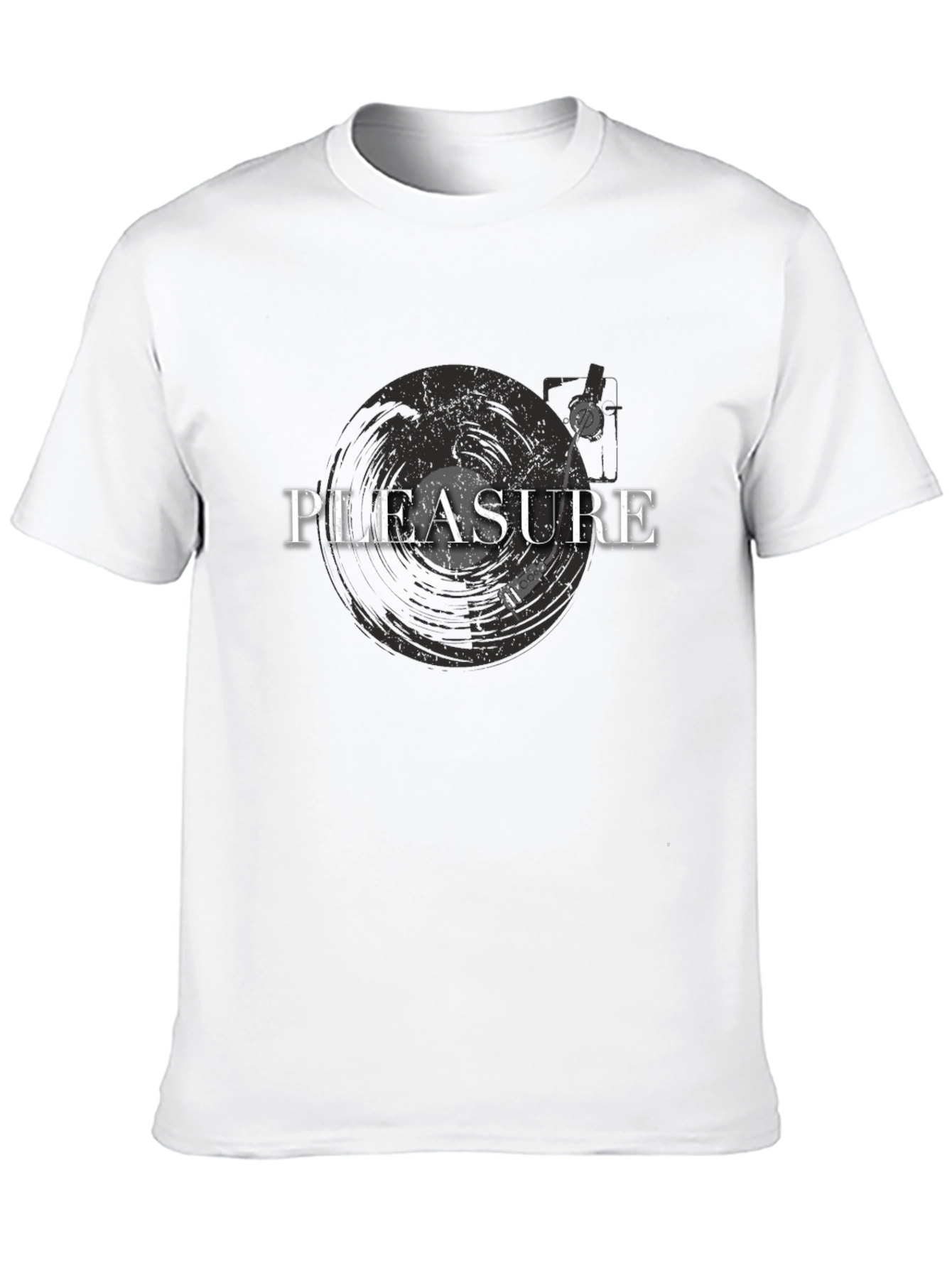 Black Pleasure Record Player T-Shirt view 10