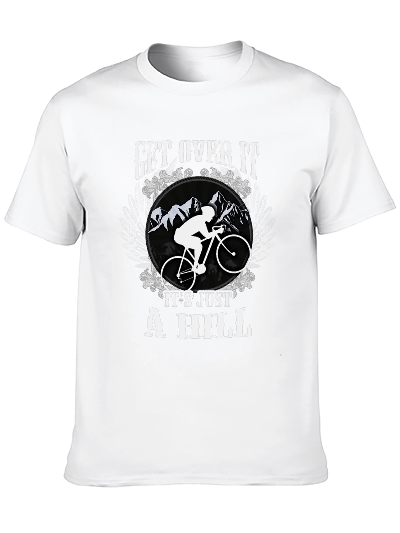 Black Get Over It Cycling T-Shirt view 10